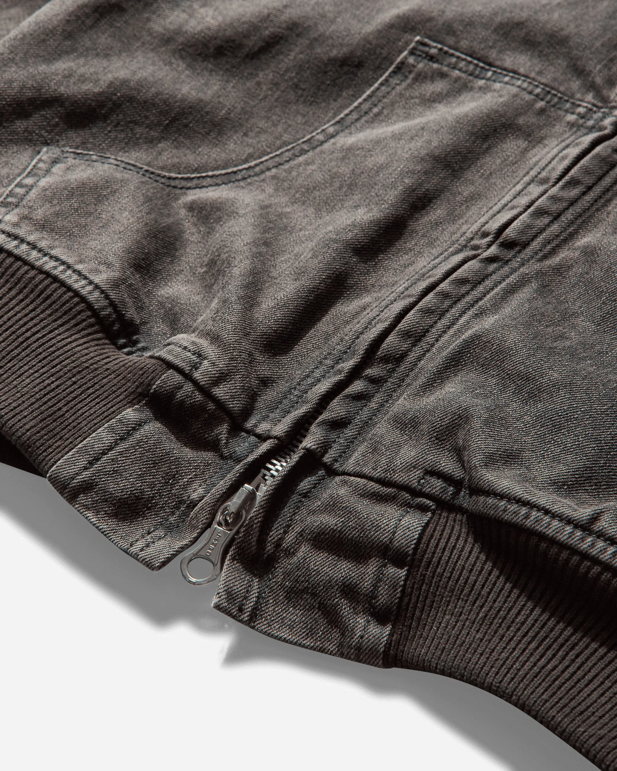 Veste de banque pour homme noir lavage enduit