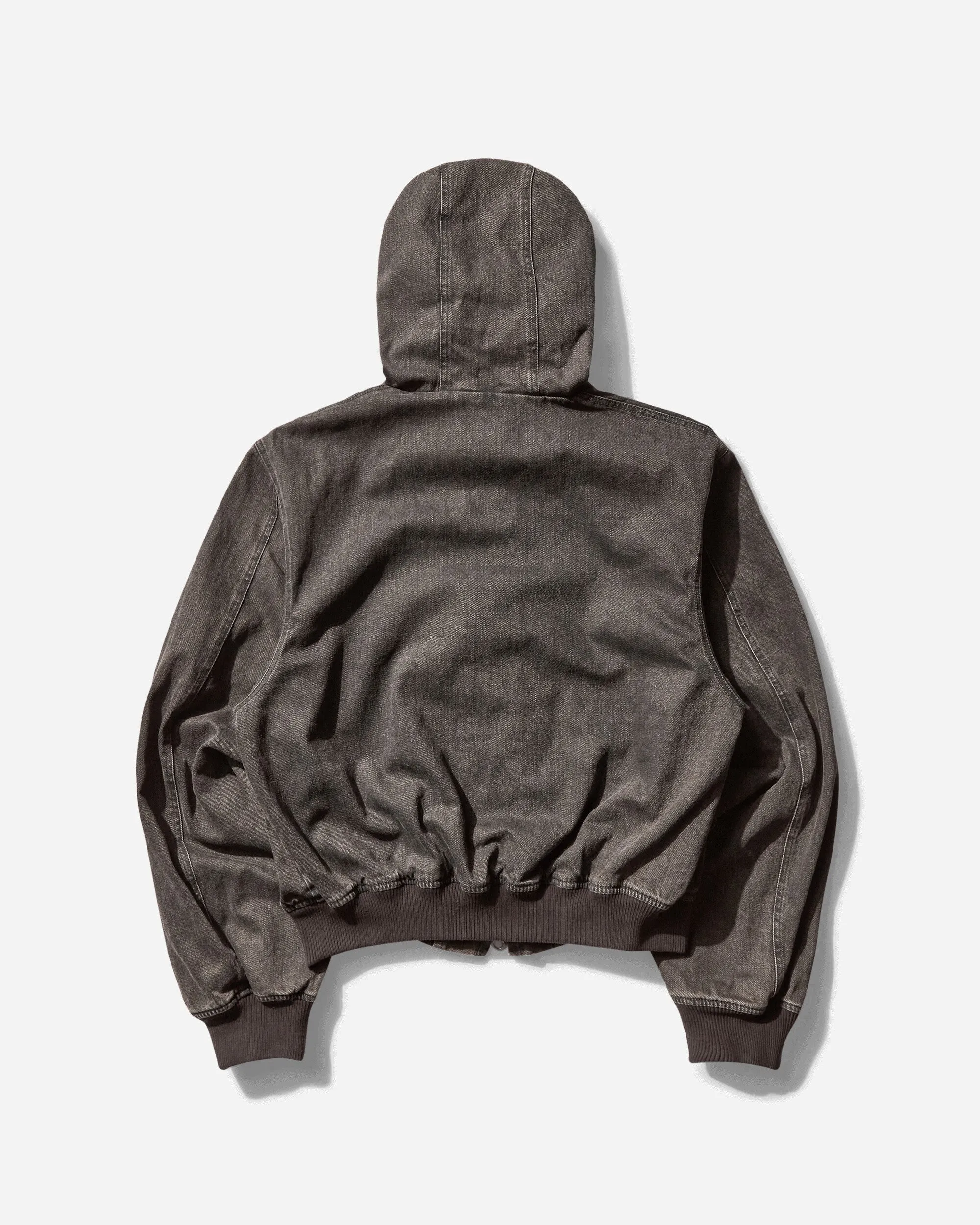 Veste de banque pour homme noir lavage enduit