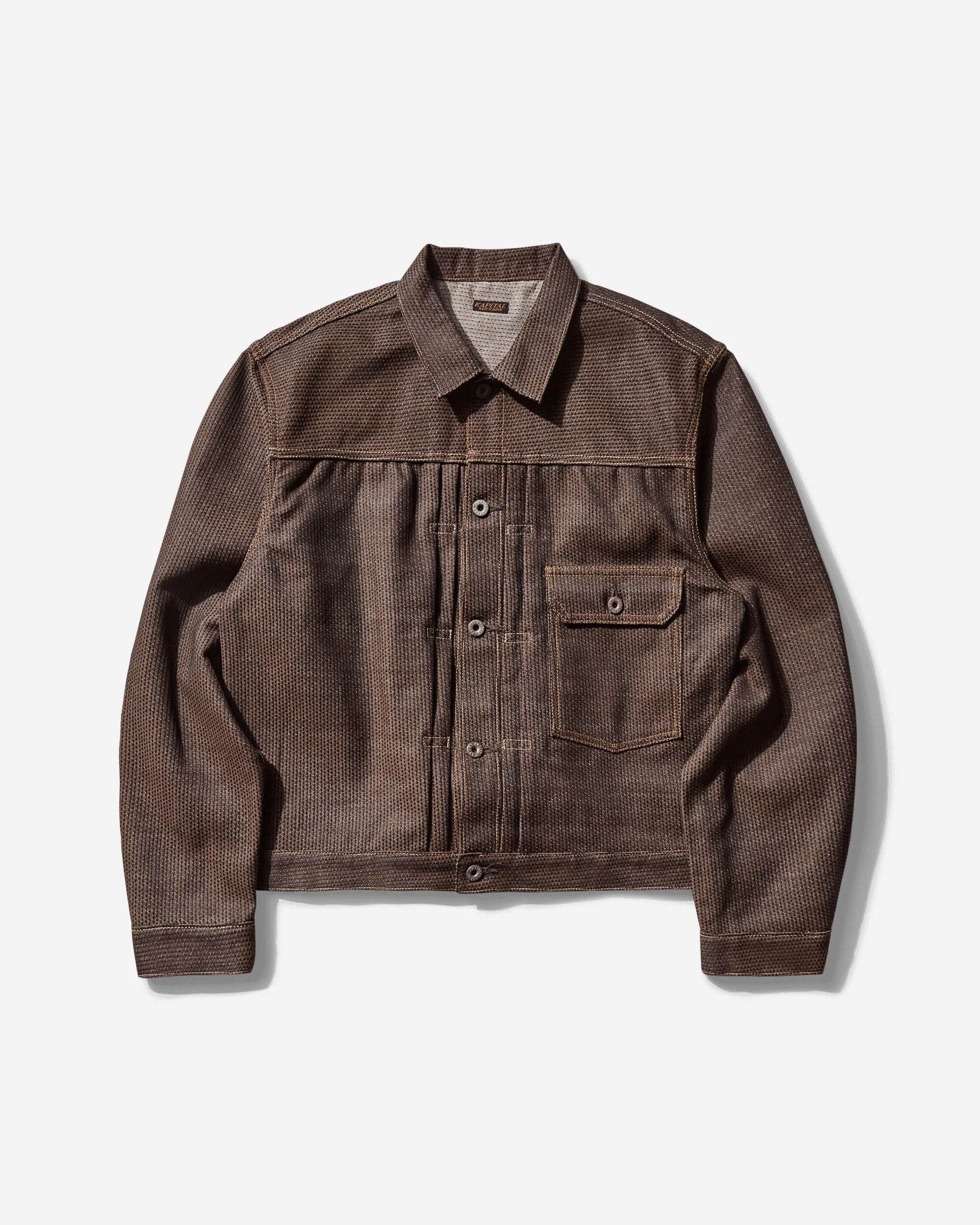 Veste en denim Century pour hommes 1ère édition Kaki / Indigo