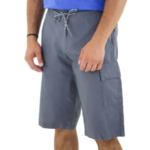 Short Cargo en Coton pour Homme, Gris