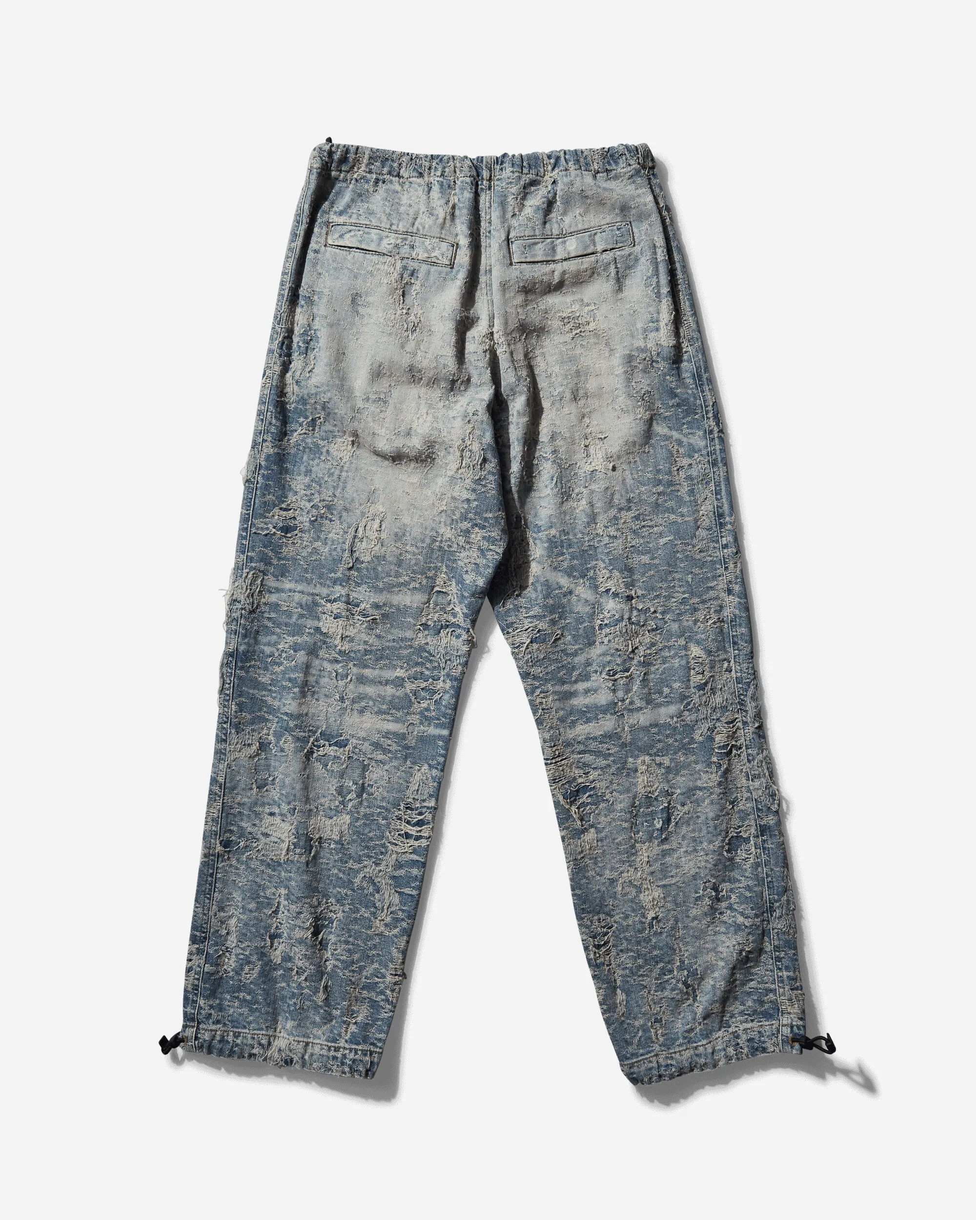 Pantalon D-Martial en denim délavé bleu pour homme