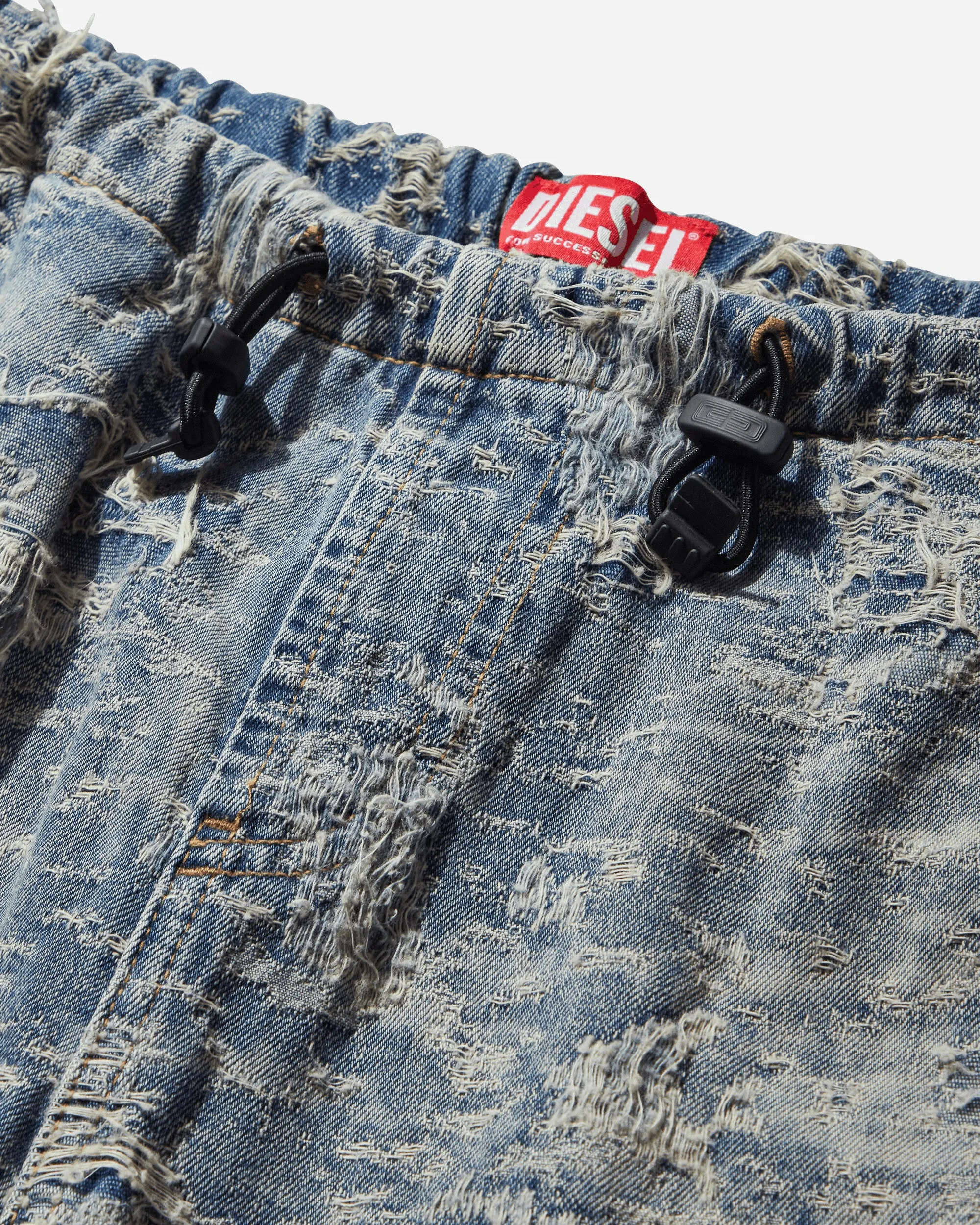 Pantalon D-Martial en denim délavé bleu pour homme