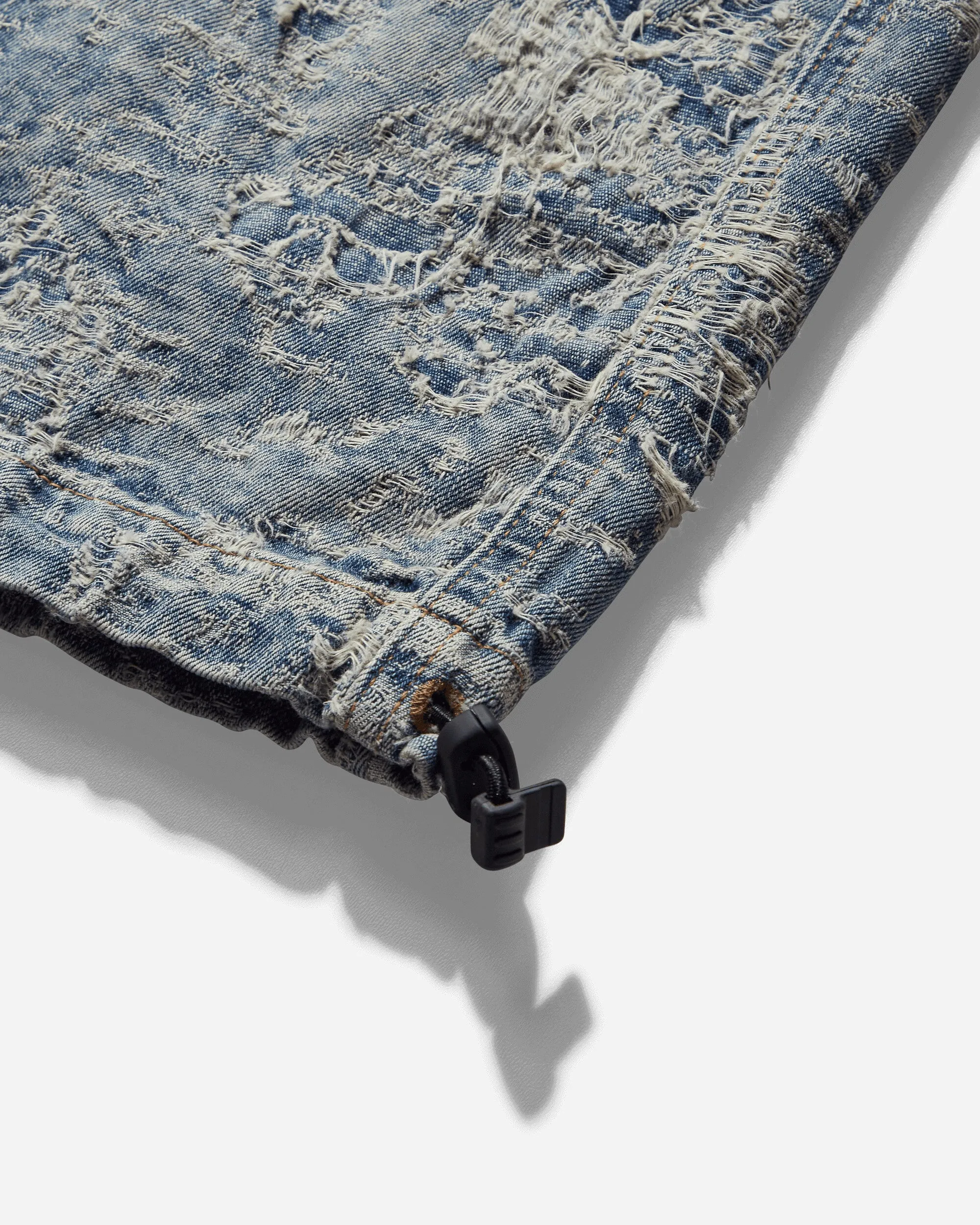 Pantalon D-Martial en denim délavé bleu pour homme