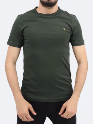 T-shirt brodé pour homme, Olive