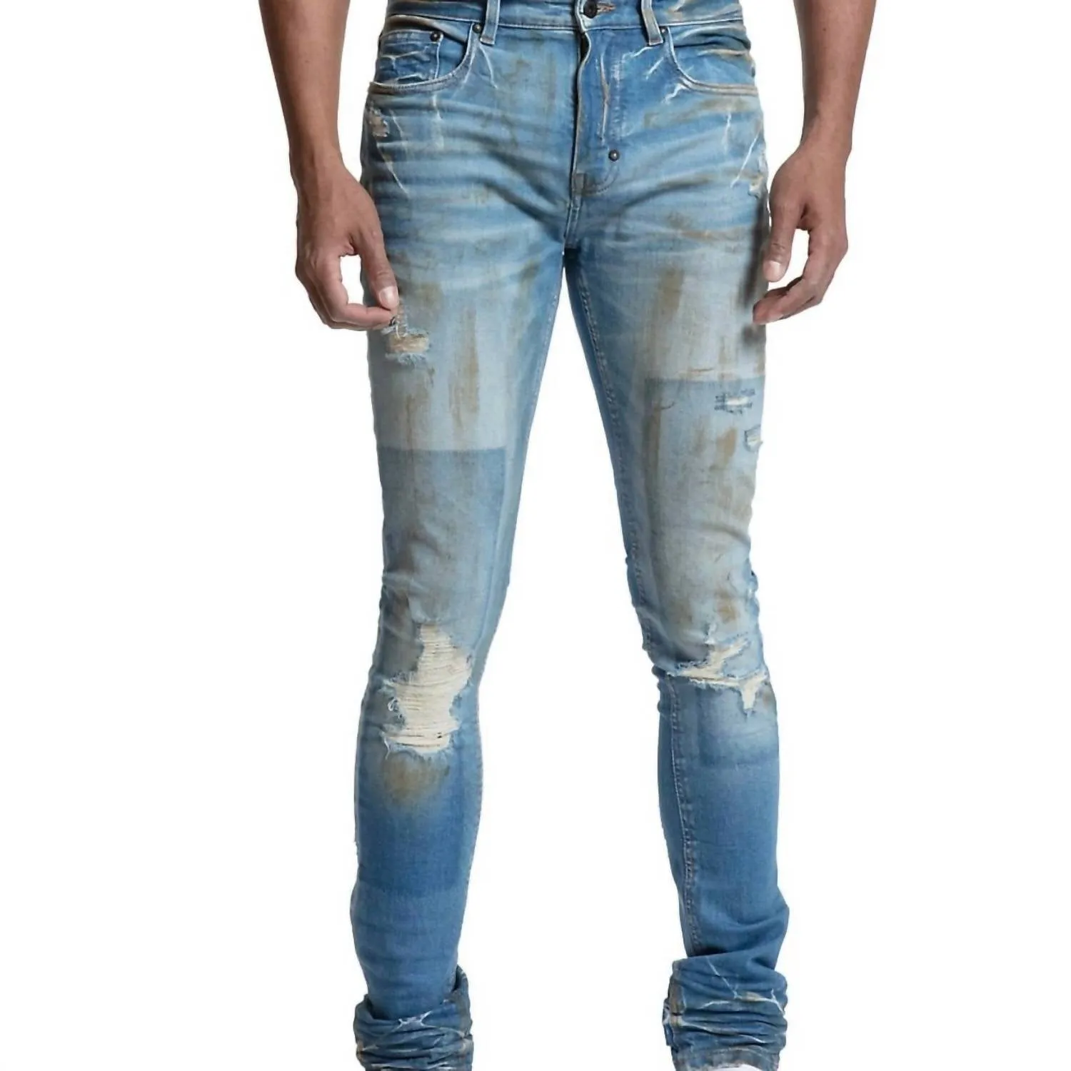 Jean Slim Fenella Pour Homme En Bleu