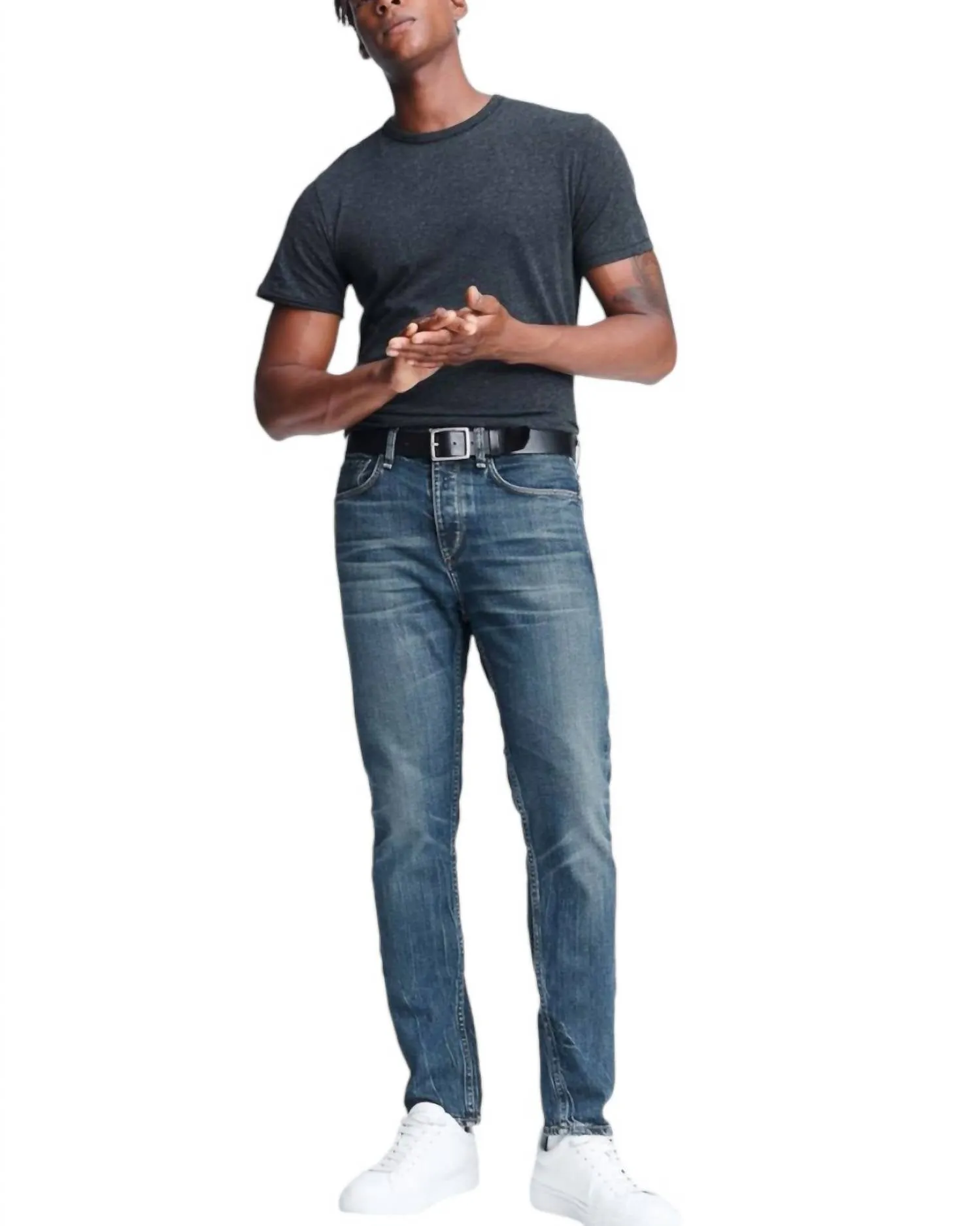 Jeans Homme Fit 2 Lavages En Merest