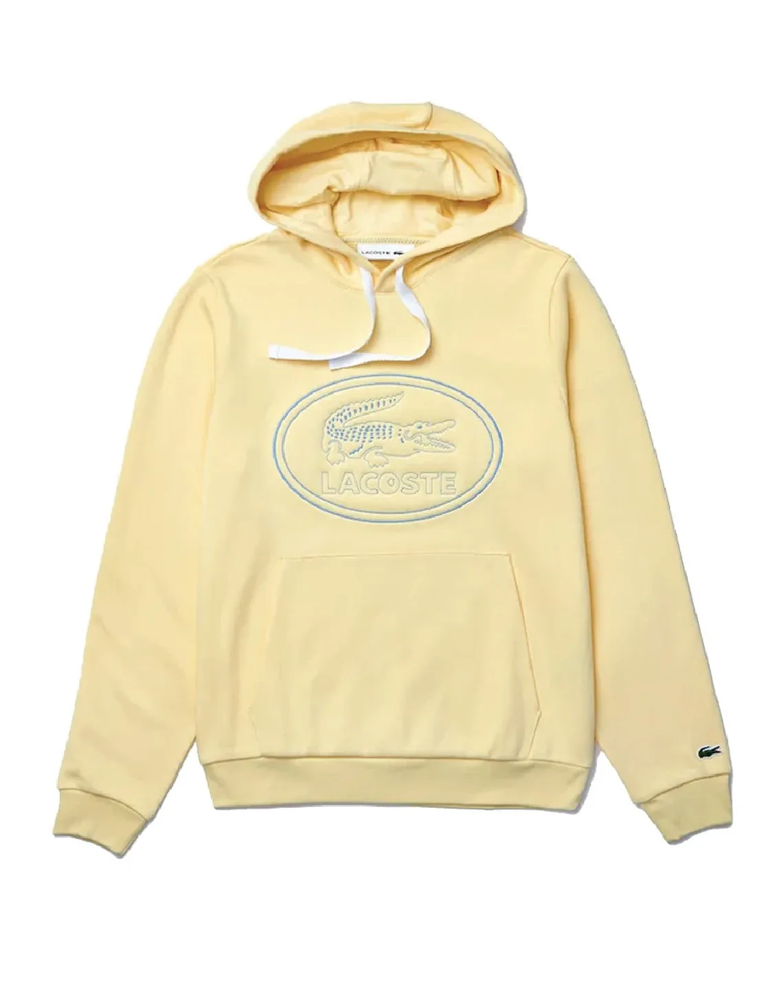 Pull à capuche brodé avec logo en piqué polaire jaune pour hommes Patagonia