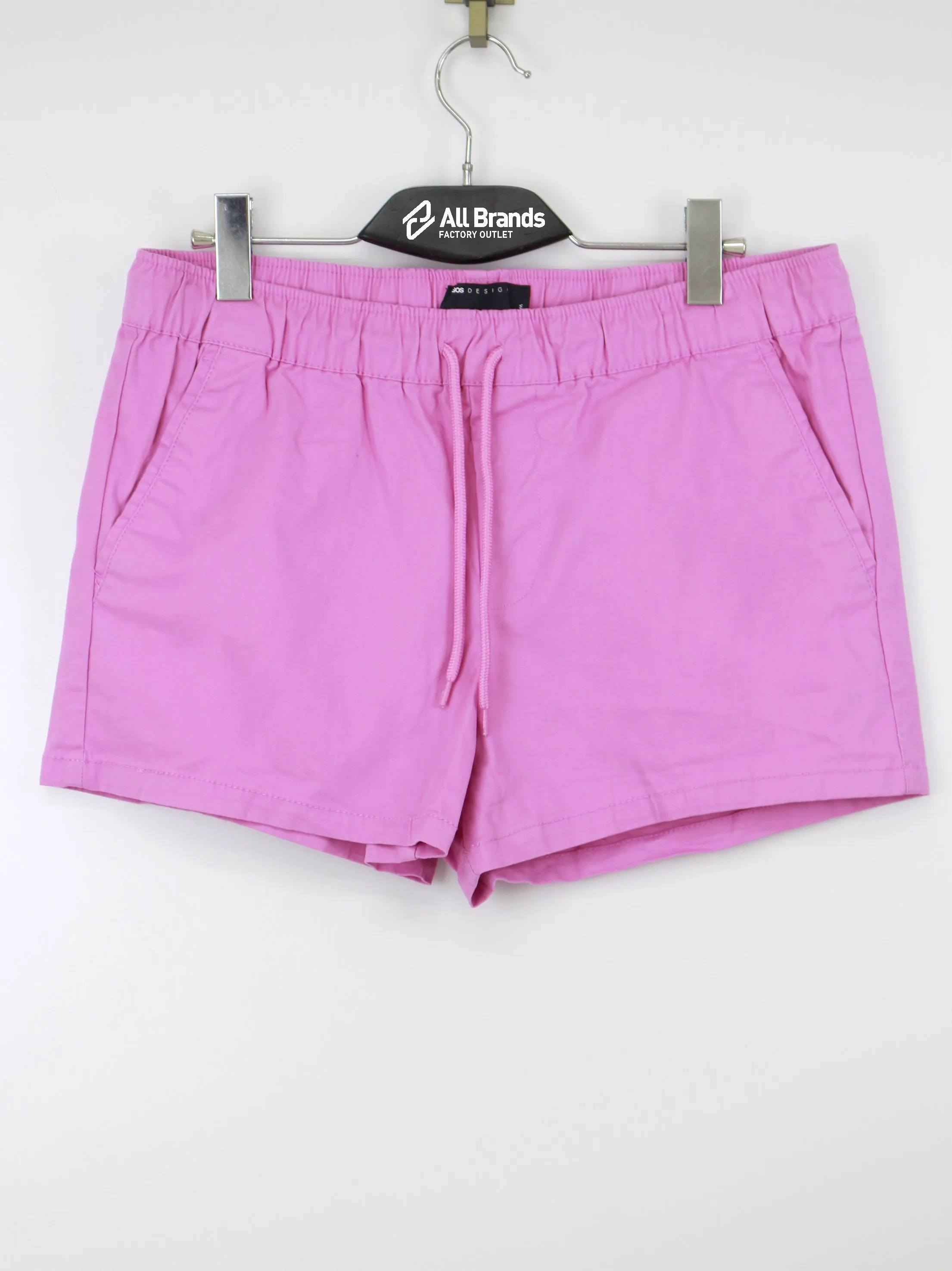 Short mini uni à enfiler pour homme, rose