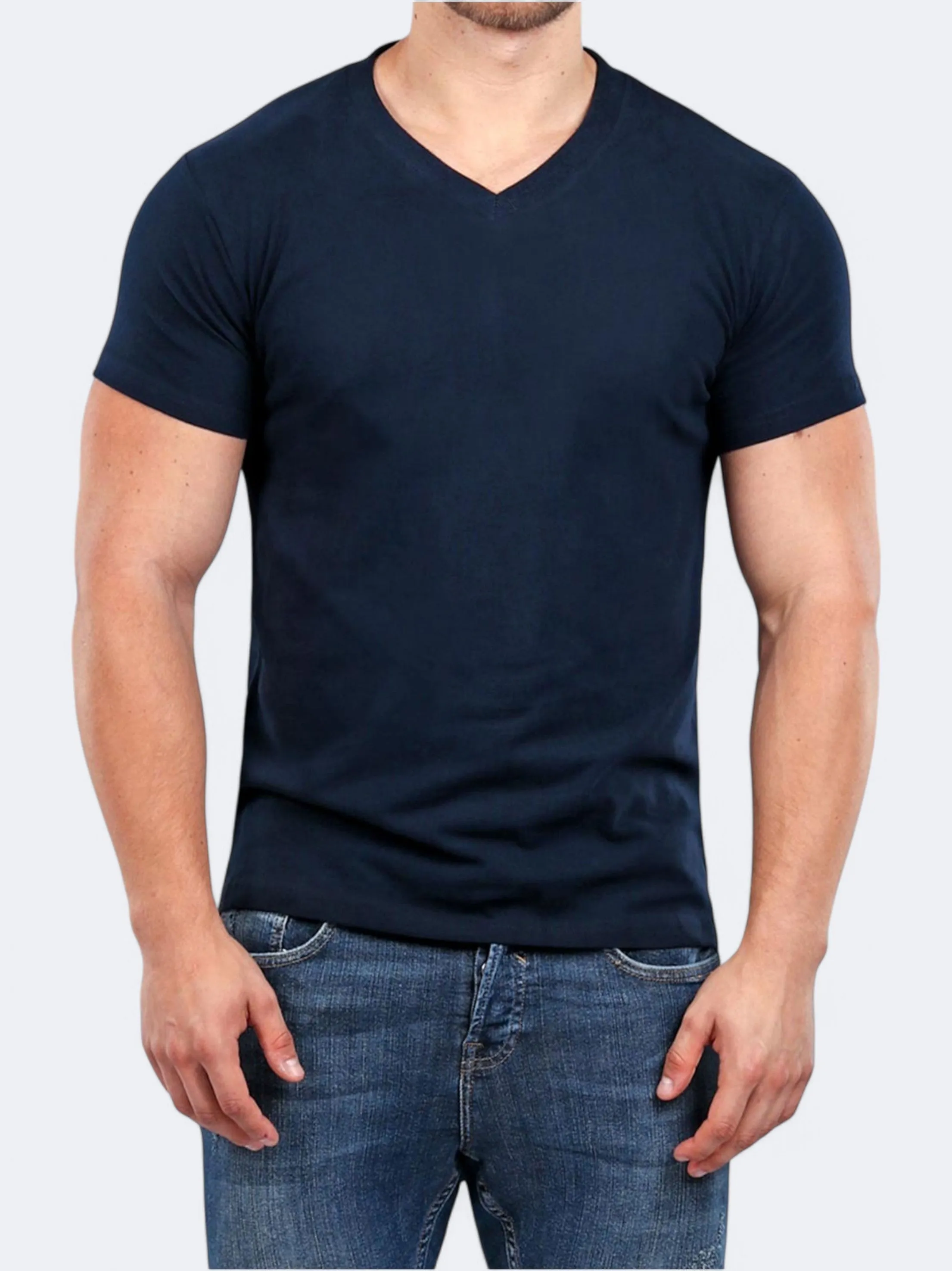 T-shirt Homme Uni, Marine