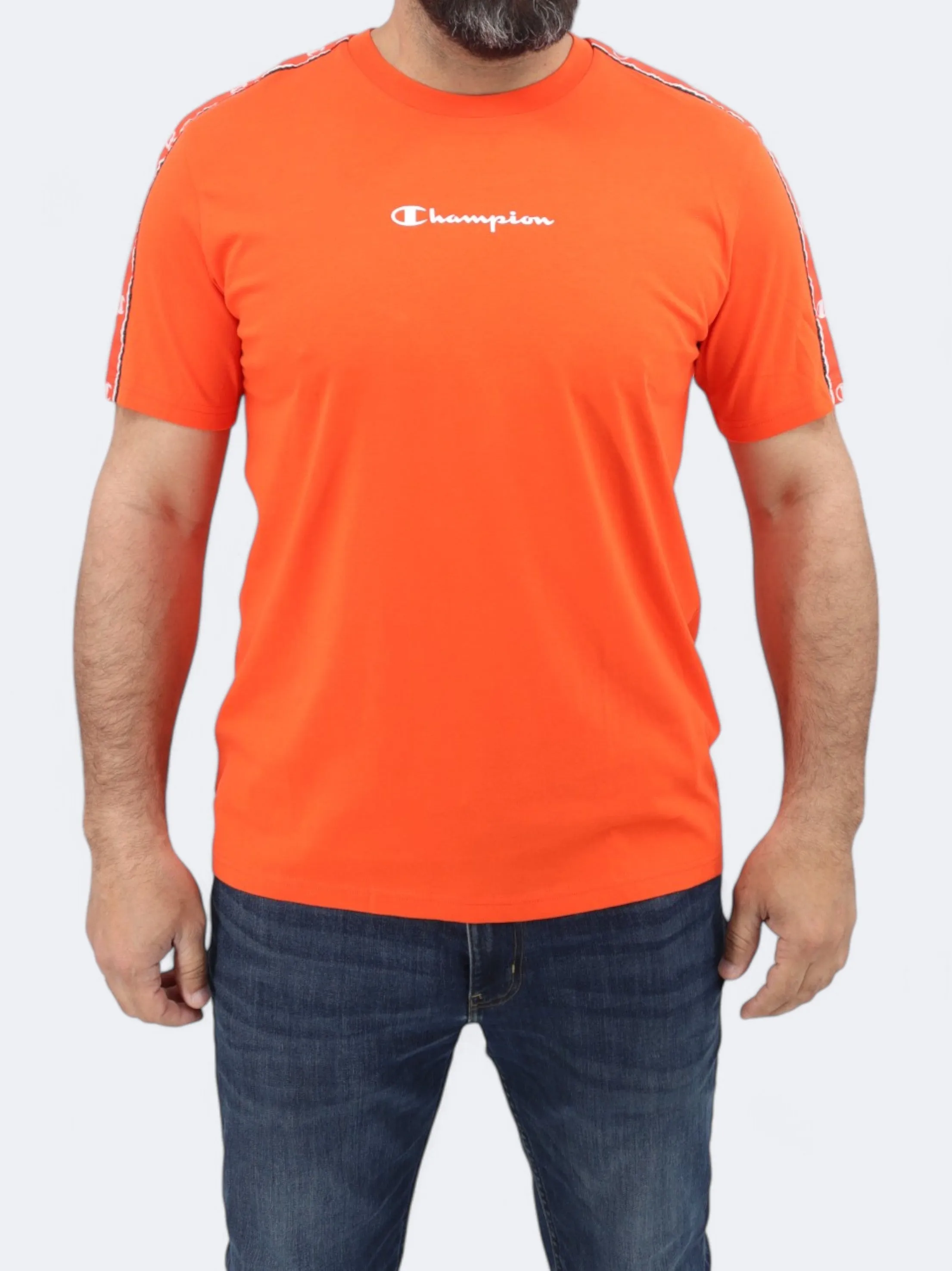 T-shirt imprimé pour homme, Orange