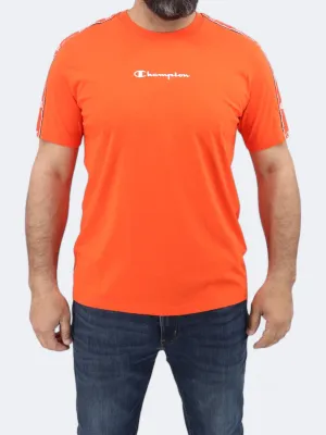 T-shirt imprimé pour homme, Orange