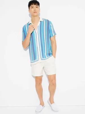 Chemise à carreaux pour homme à boutonnage, multicolore