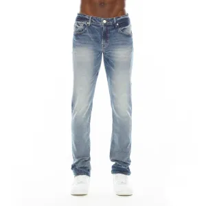 Mero Jean Slim Fit en couleur Coastal