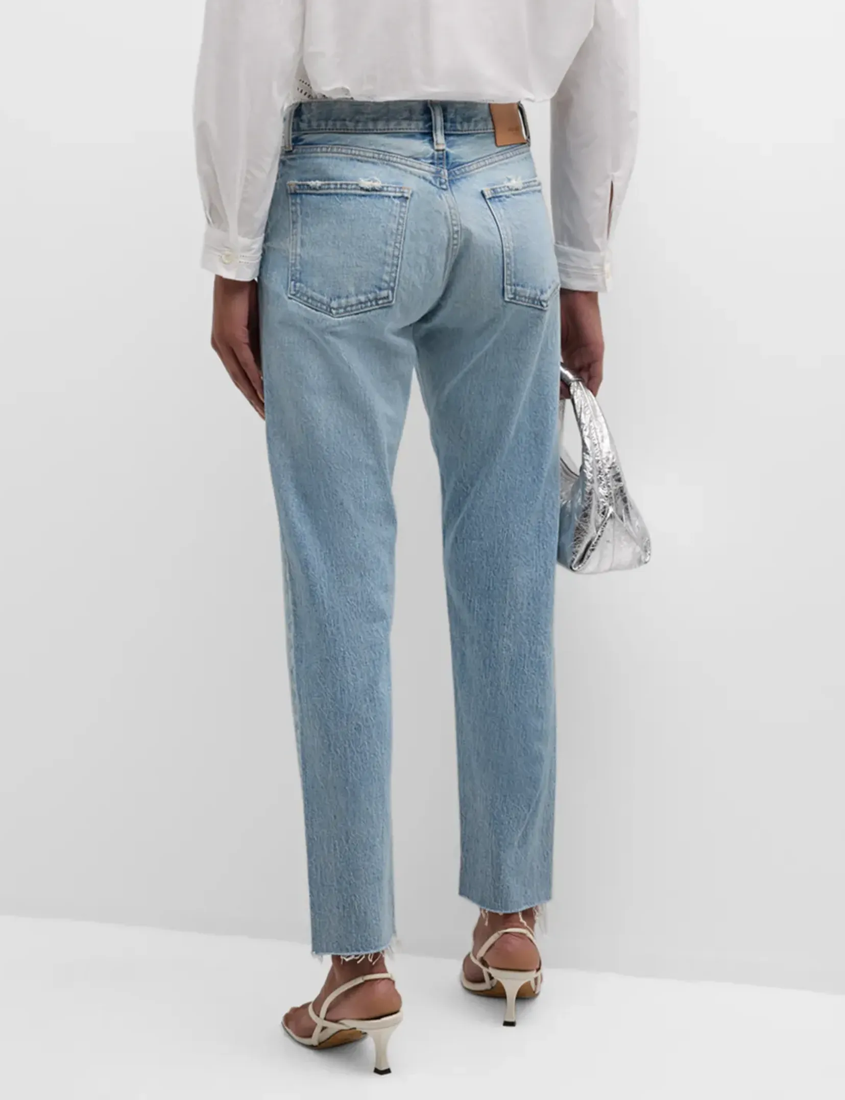 Montura Effilé Mi-Hauteur, Vêtement Bleu Clair moussy