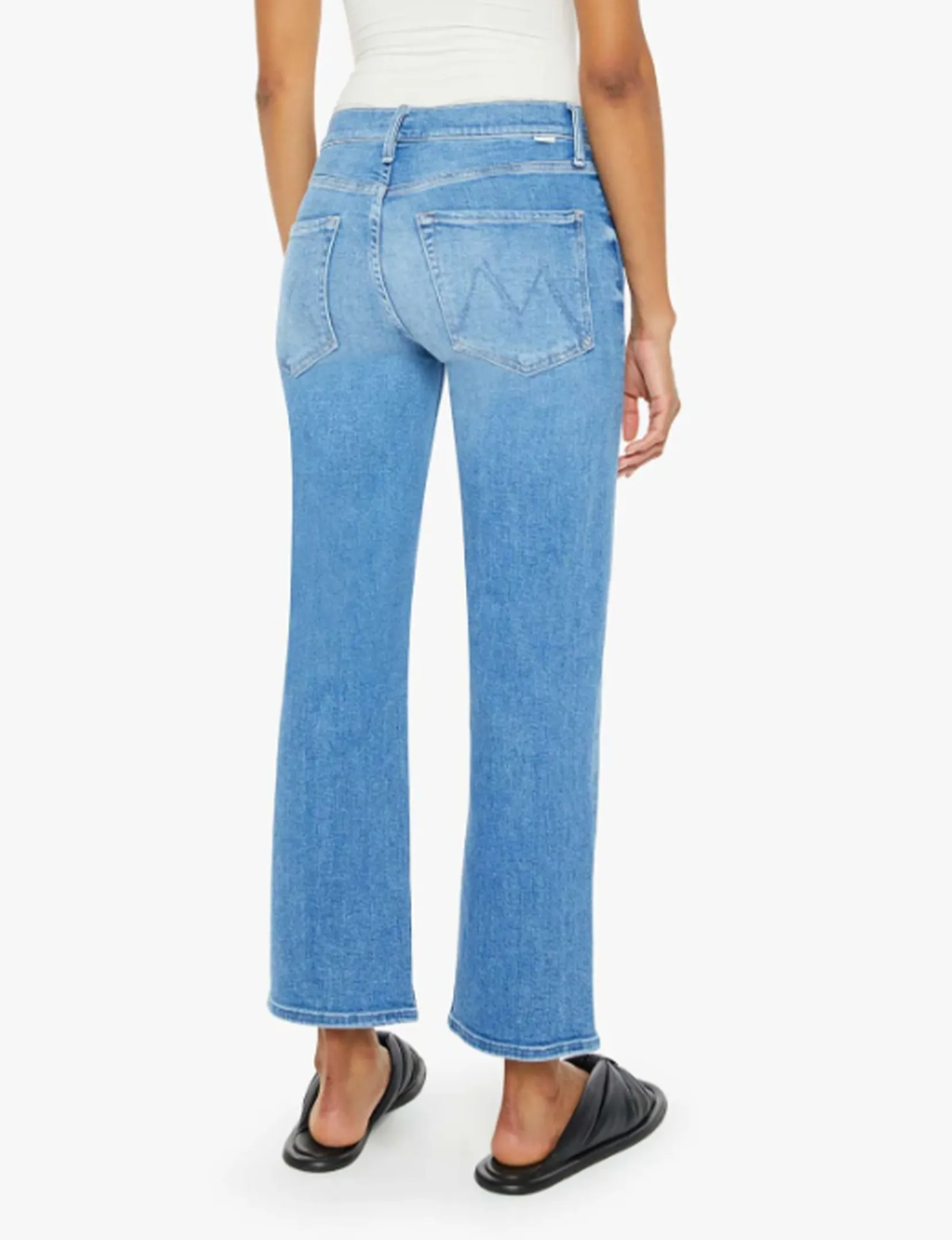 Bottines à zip cheville Mid Rise Rambler, Out of The Blue Clothing_mother-denim
