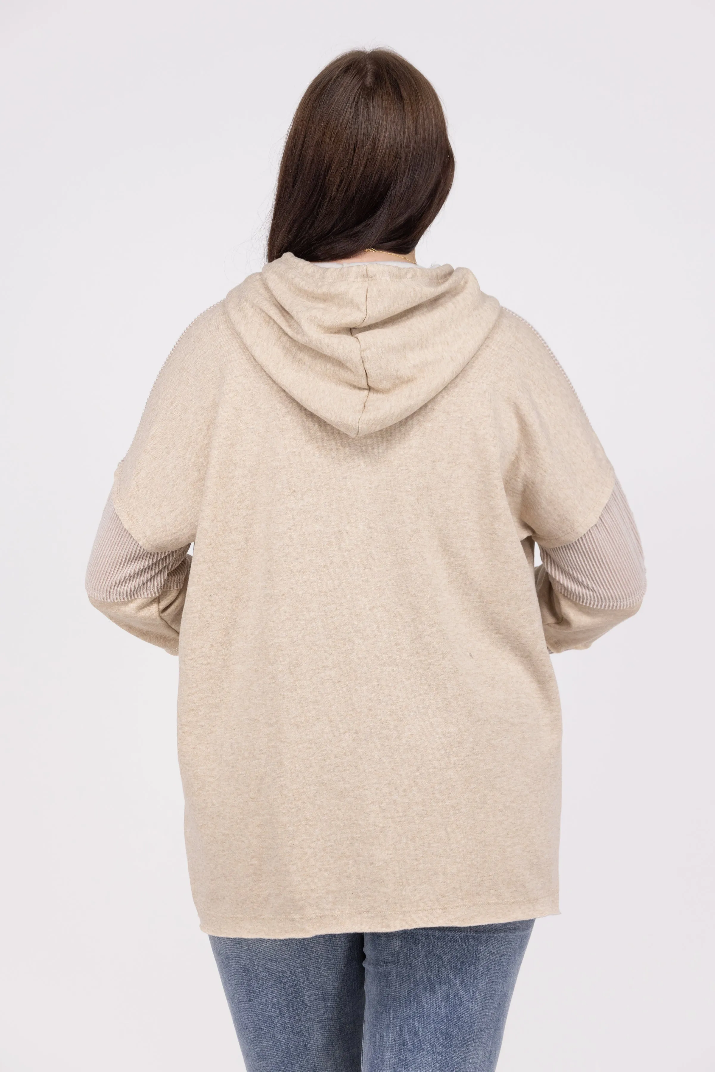 Veste à capuche oversize pour femmes Mixed Feelings