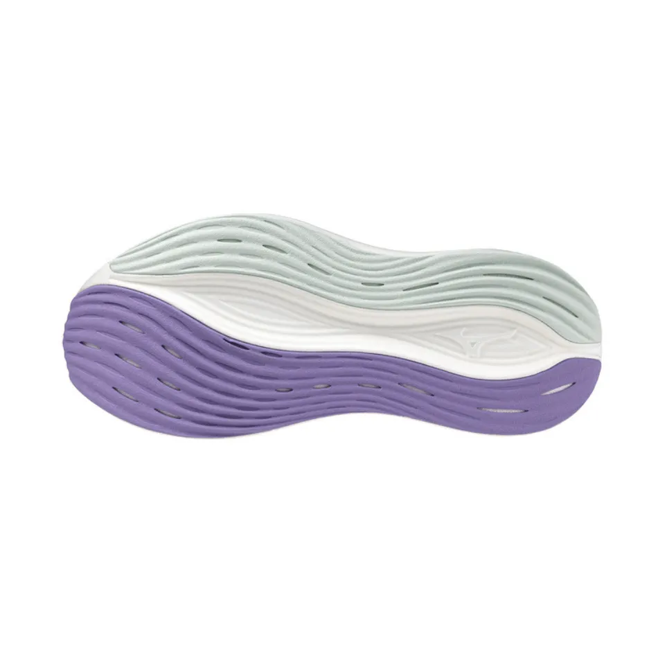 Chaussures de course Mizuno Women's Neo Zen en Teinte de Menthe/Encre d'Inde/Violet Paisley SS25