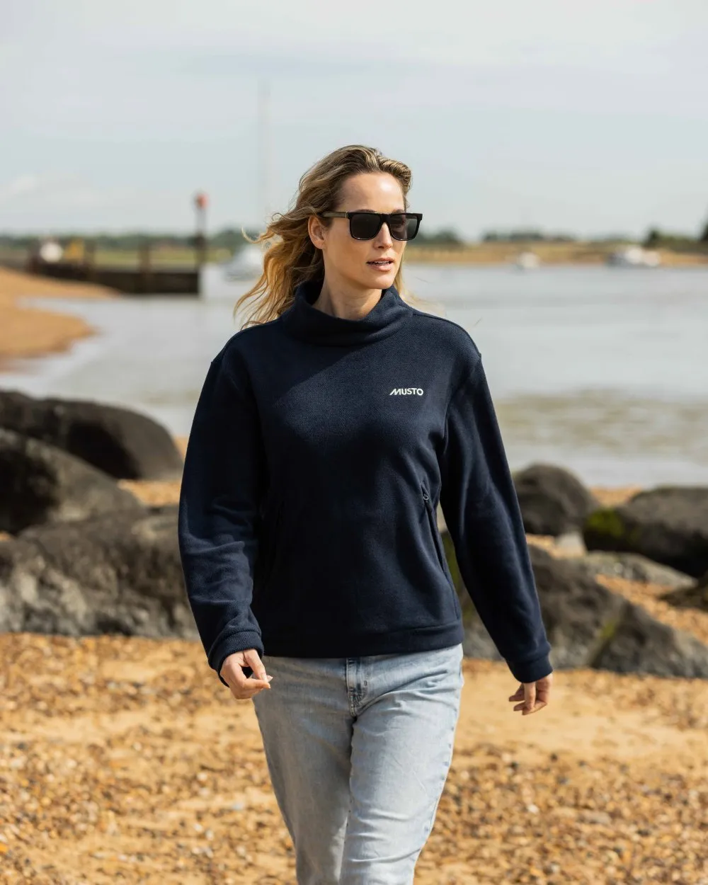 Pull en polaire classique pour femmes Musto - Vêtements Musto