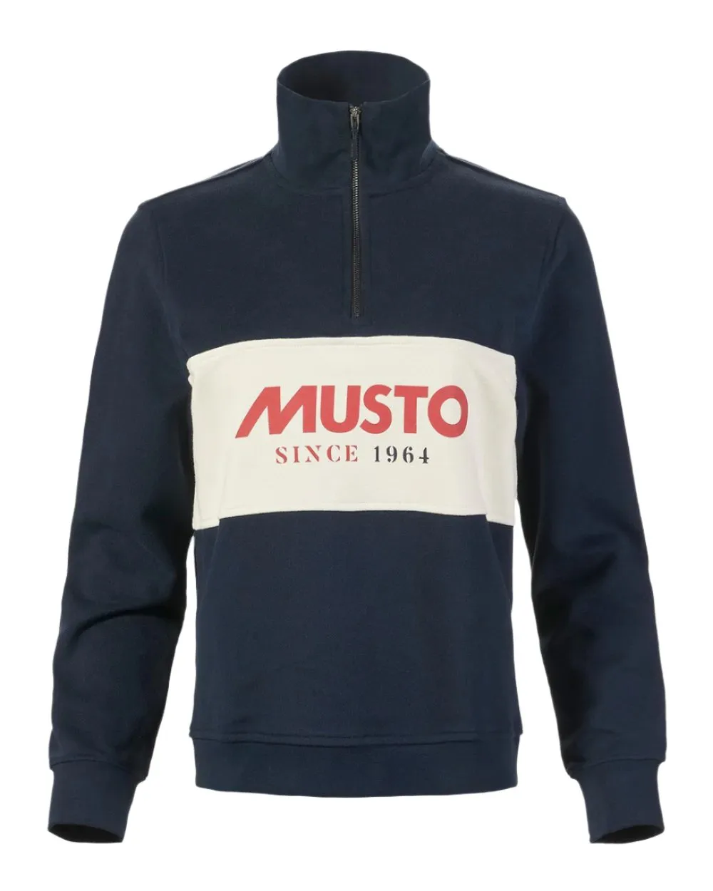 Musto Sweat à mi-zip classique pour femmes - Vêtements Musto