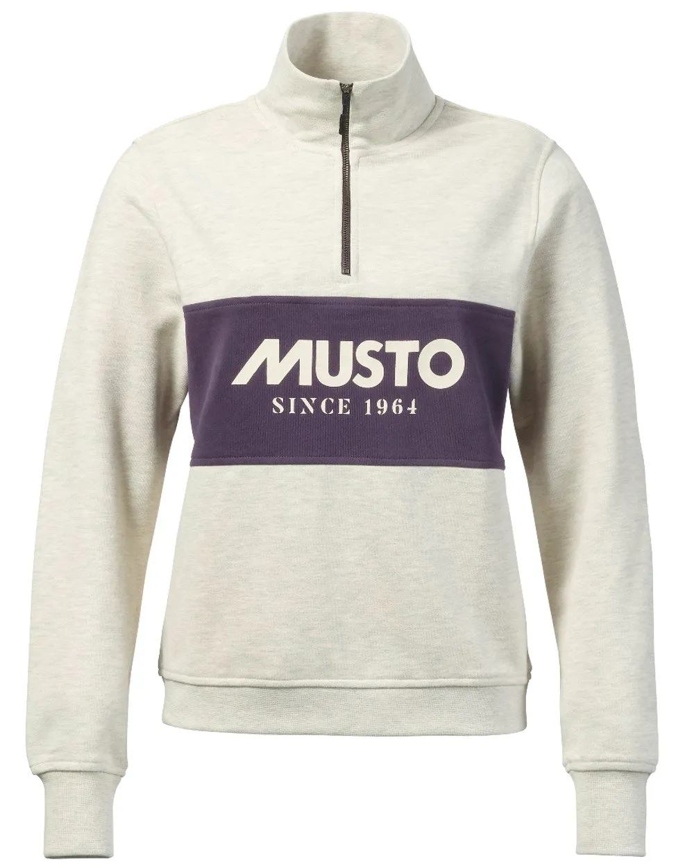Musto Sweat à mi-zip classique pour femmes - Vêtements Musto