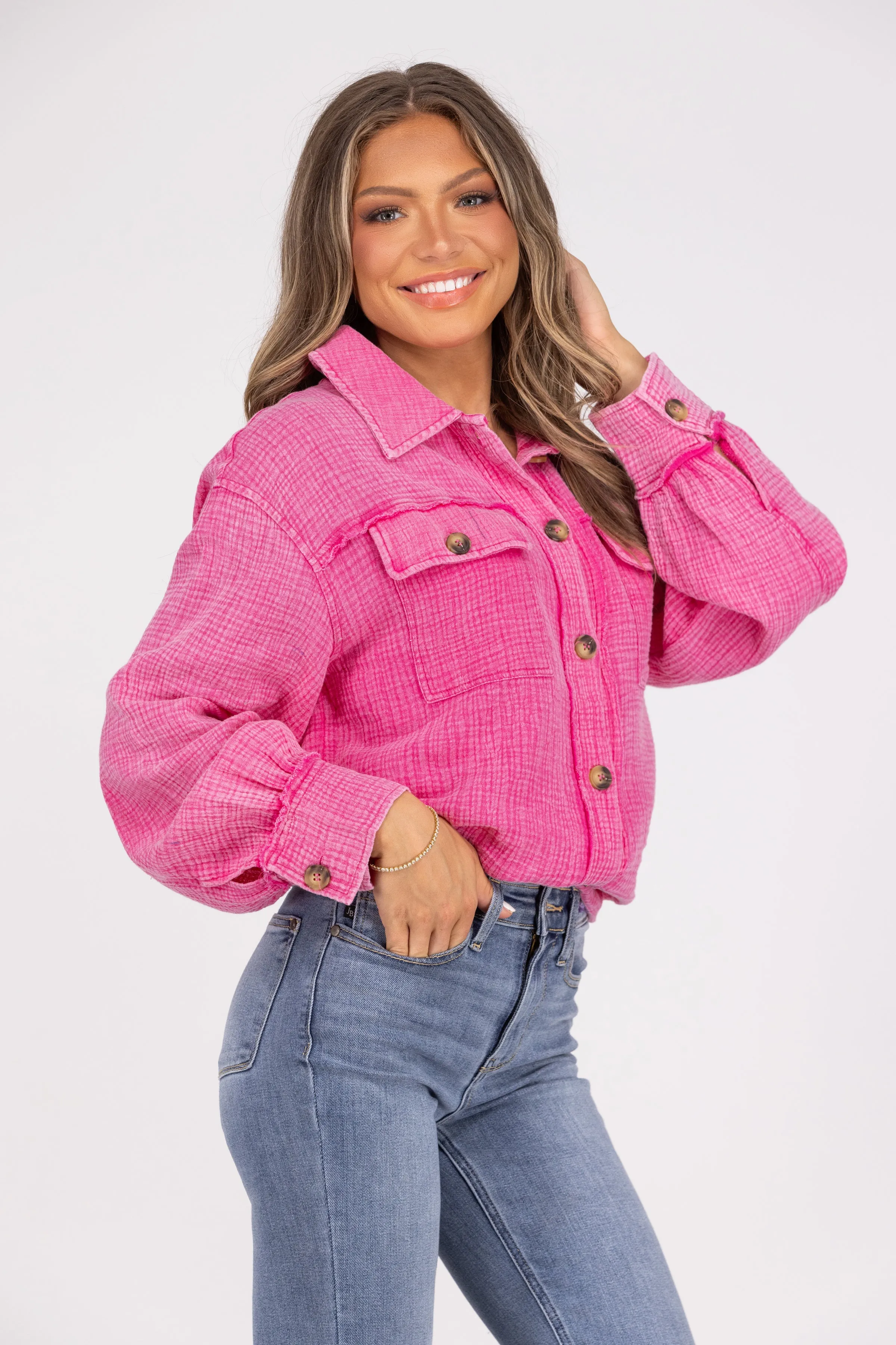 Mon Genre de Veste Légère Texturée pour Femme