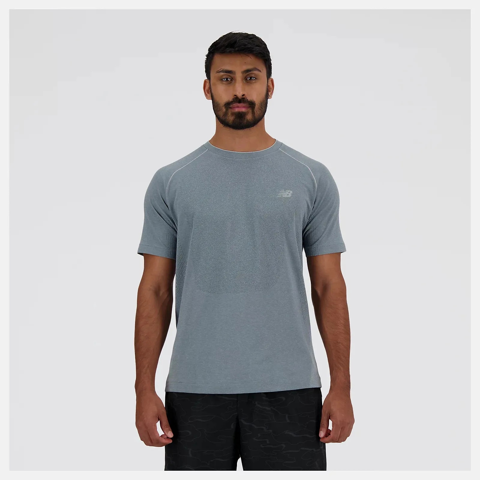 T-shirt en maille New Balance - Gris sportif - HOMME New Balance