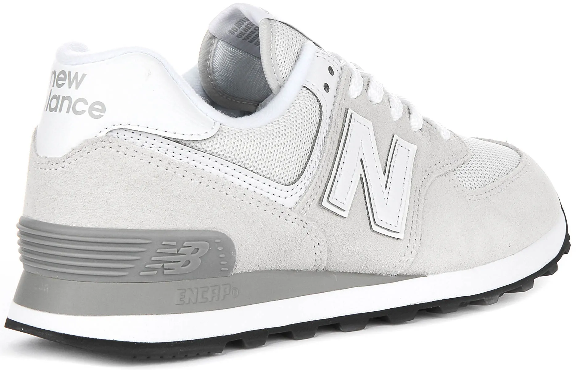 New Balance WL574 EVW en Gris Blanc Pour Femmes Chaussures New Balance
