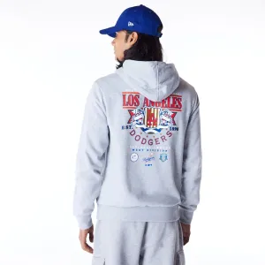 Sweatshirts et hoodies New Era - Pullover gris graphique avec badge MLB des LA Dodgers