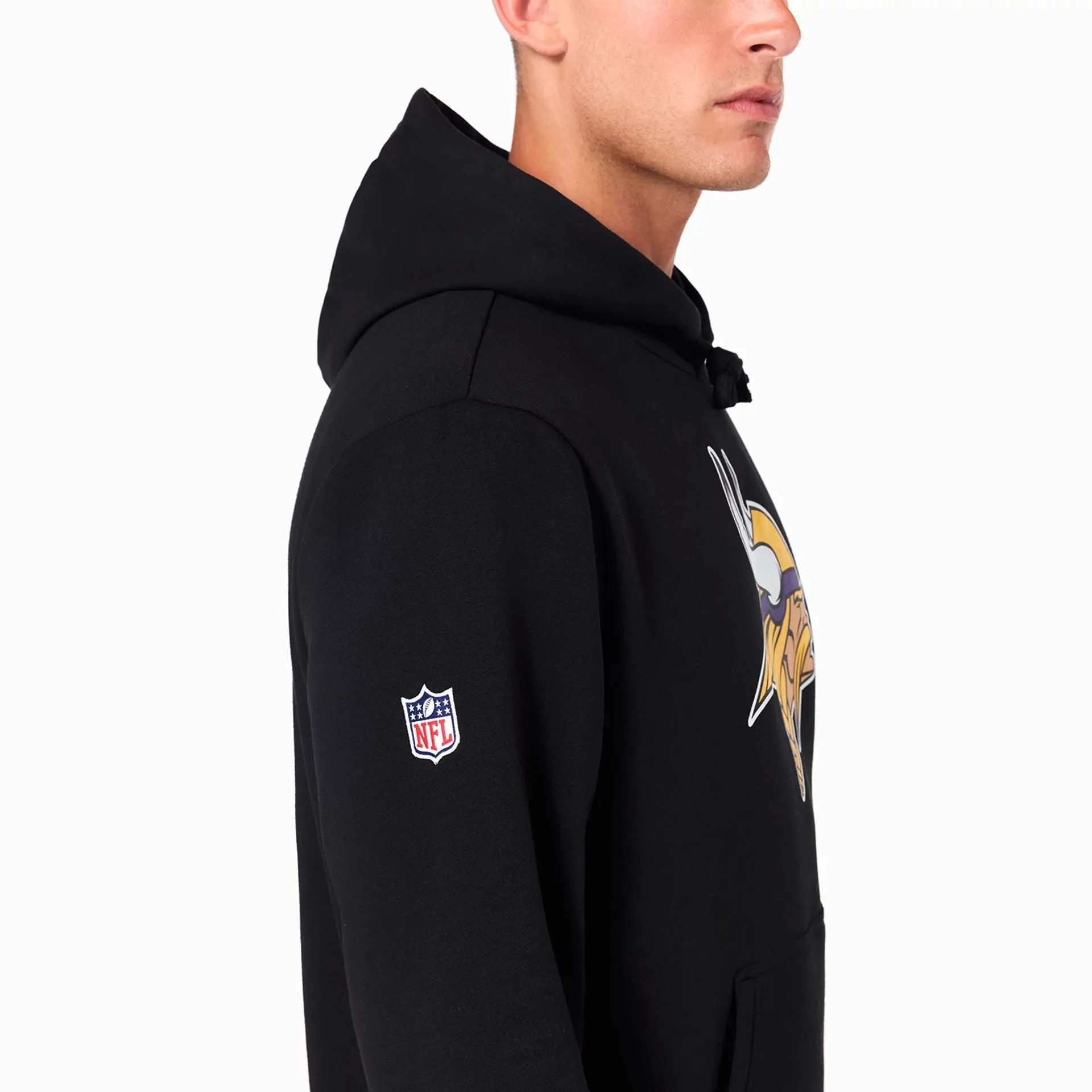 Sweats à capuche et pulls à capuche New Era des Minnesota Vikings de la NFL - Pull à capuche noir