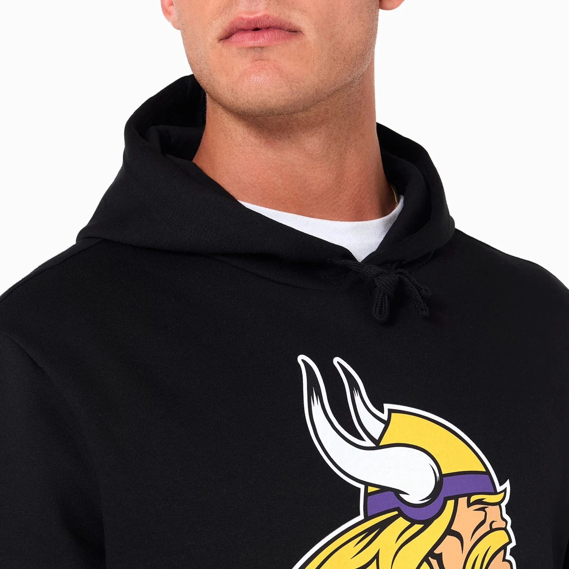Sweats à capuche et pulls à capuche New Era des Minnesota Vikings de la NFL - Pull à capuche noir