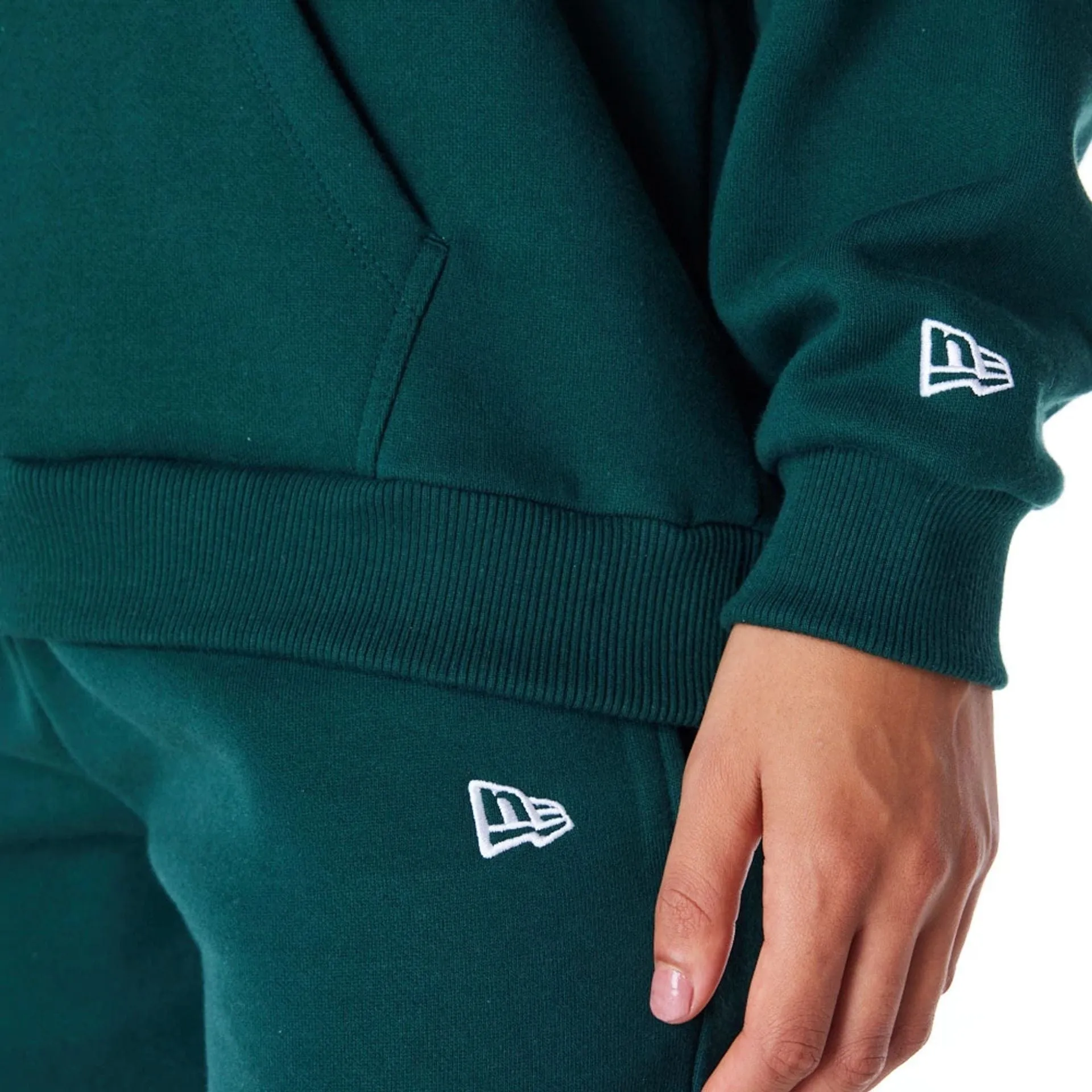 Sweats à capuche et pulls New Era Pull à capuche oversize vert foncé avec remplissage New Era