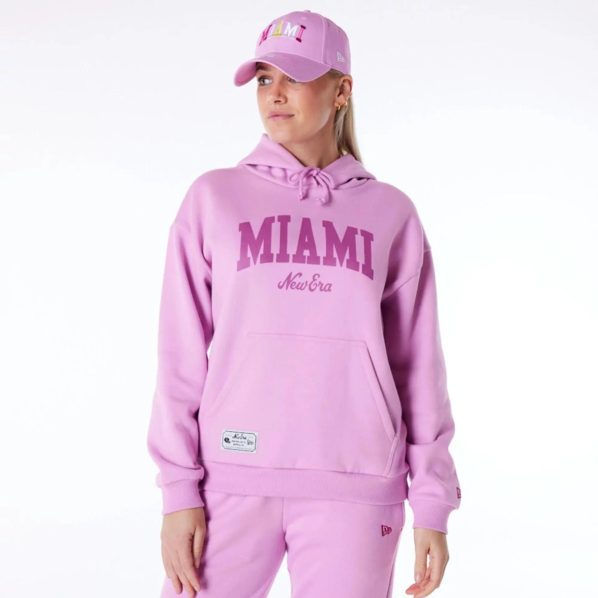 Sweats à capuche et pulls New Era Pull à capuche oversize pastel rose New Era