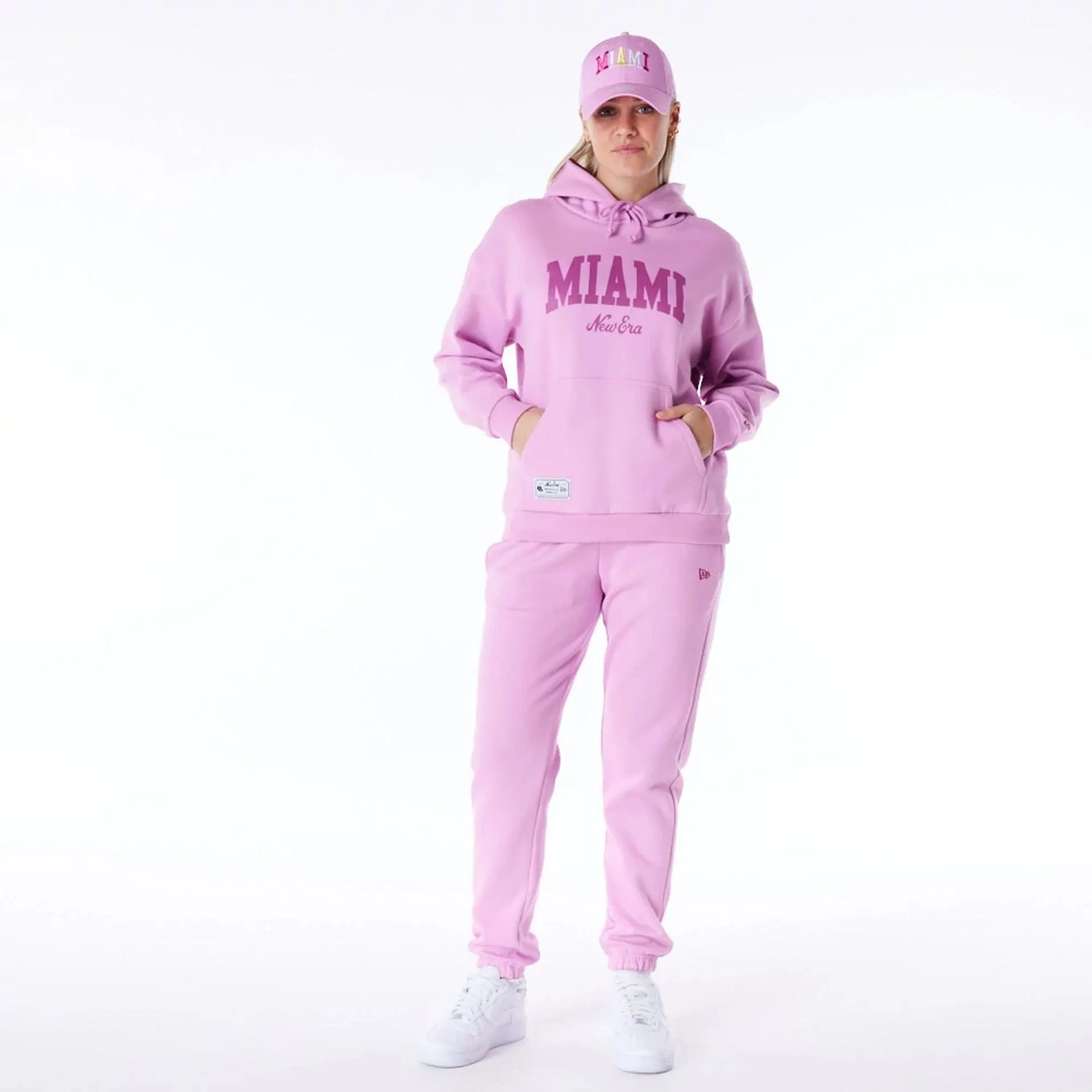Sweats à capuche et pulls New Era Pull à capuche oversize pastel rose New Era