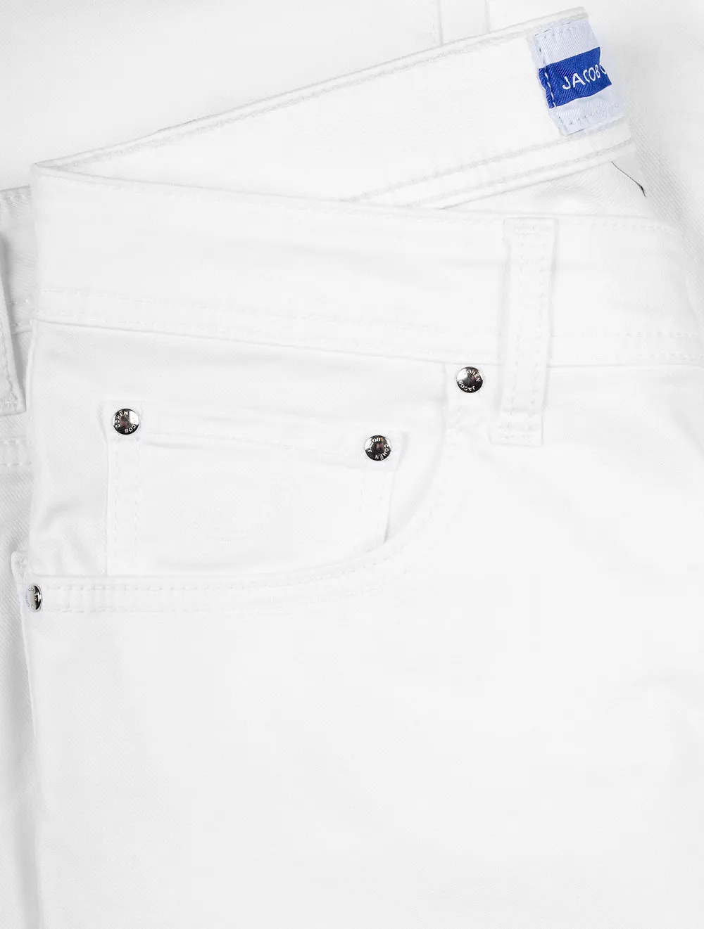 Nick 5 Poches Chino Blanc