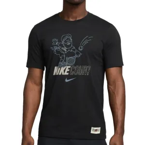 Nike T-shirt Homme Nike Court Dri-Fit - 010 Vêtements Nike Homme