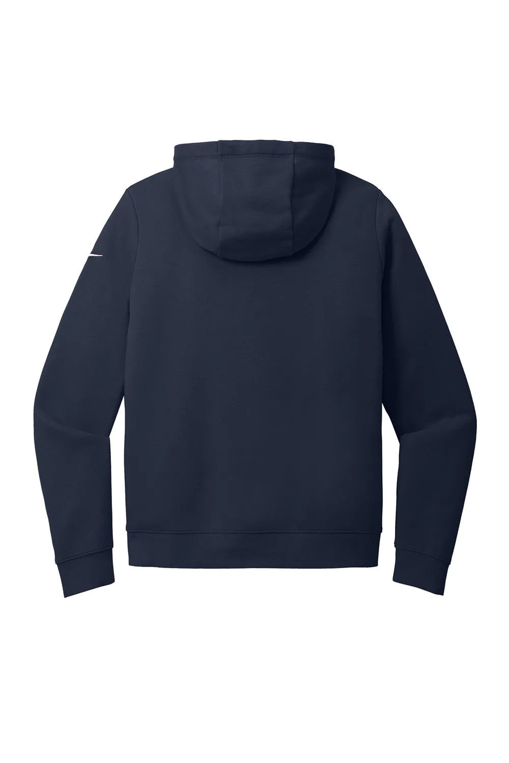 Nike Sweat à capuche pour femme en polaire avec fermeture éclair complète et poches - Bleu marine minuit