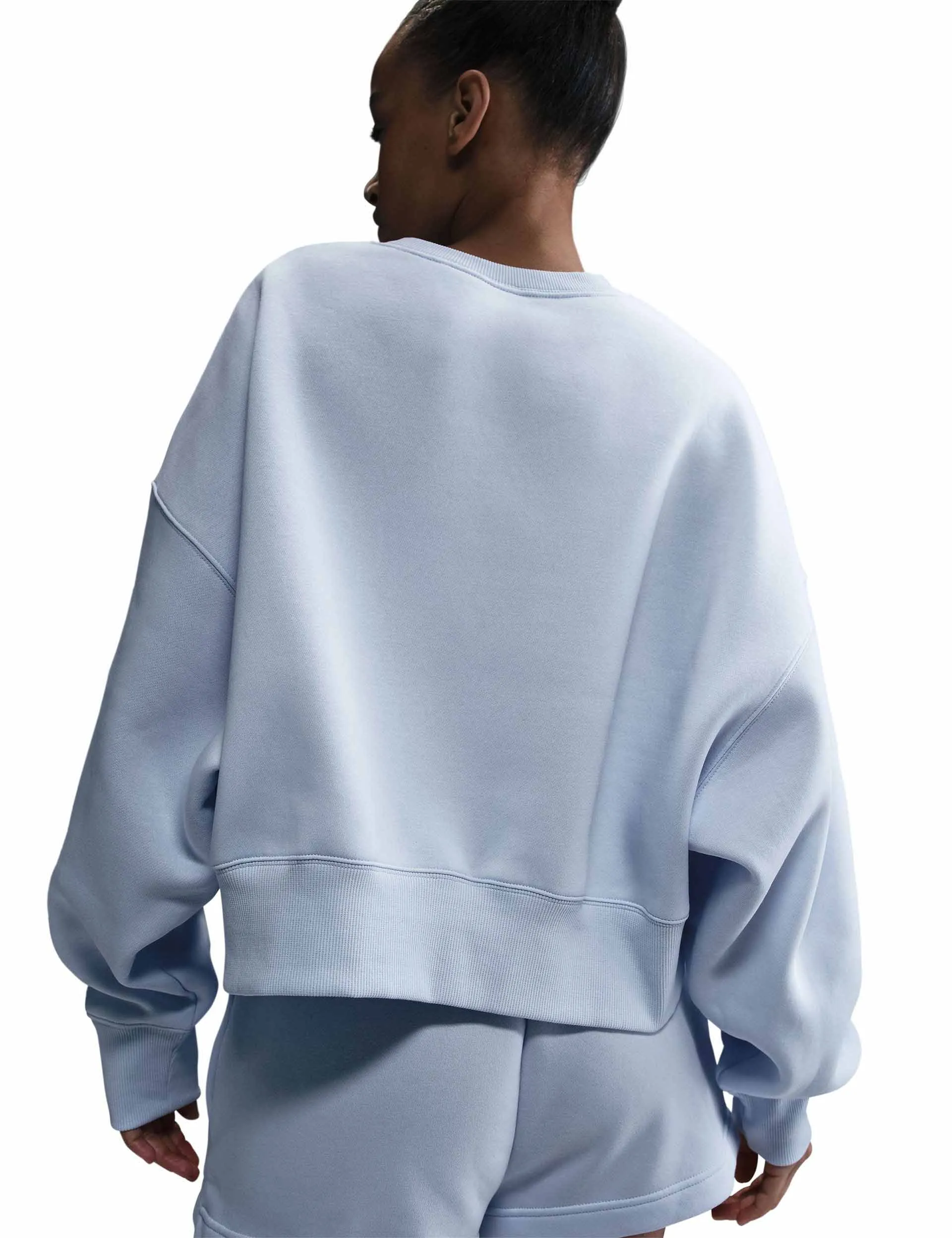 NikeCourt Heritage Phoenix Sweat à capuche surdimensionné - Gris Football/High Voltage/Teal Minéral