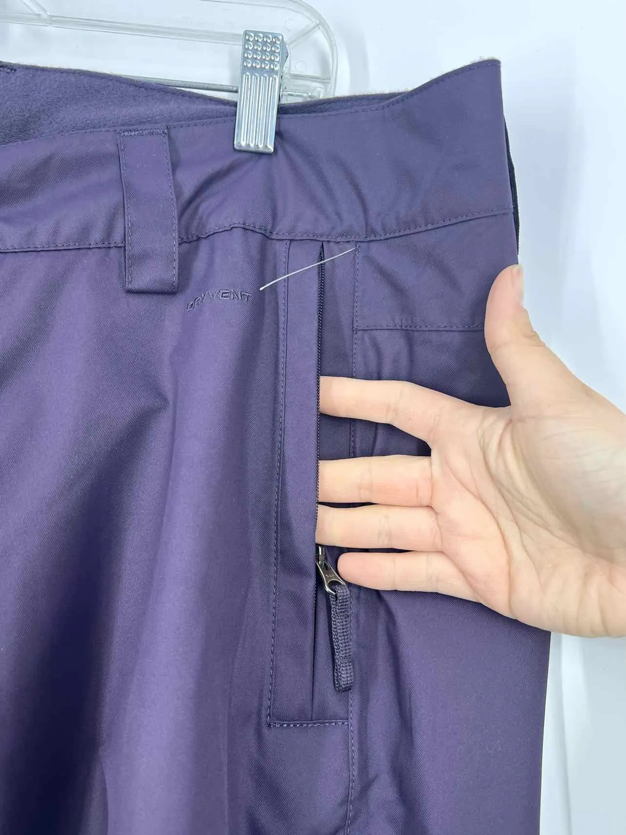 Pantalon de ski The North Face Taille XL Coupe ajustée en aubergine unie