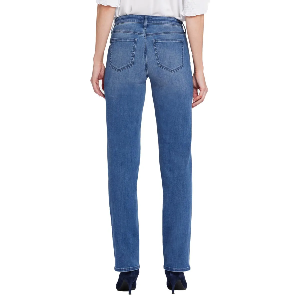 NYDJ Femmes Bailey Jean Droit Détendu en Denim