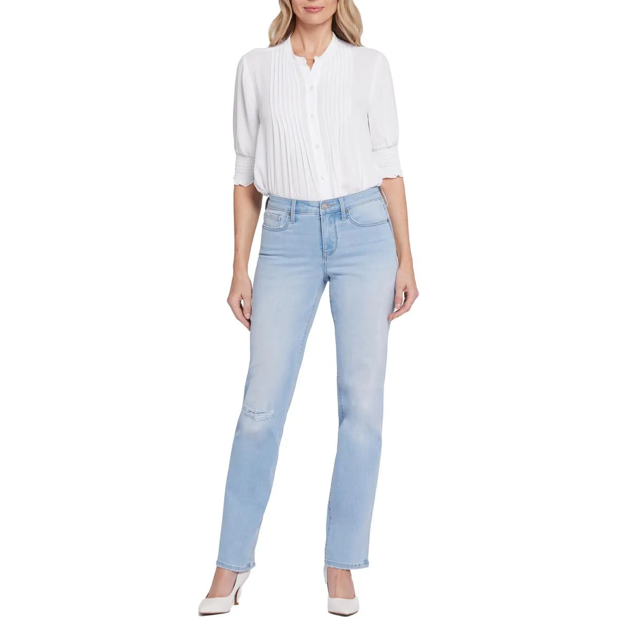 NYDJ Femmes Bailey Jean Droit Détendu en Denim