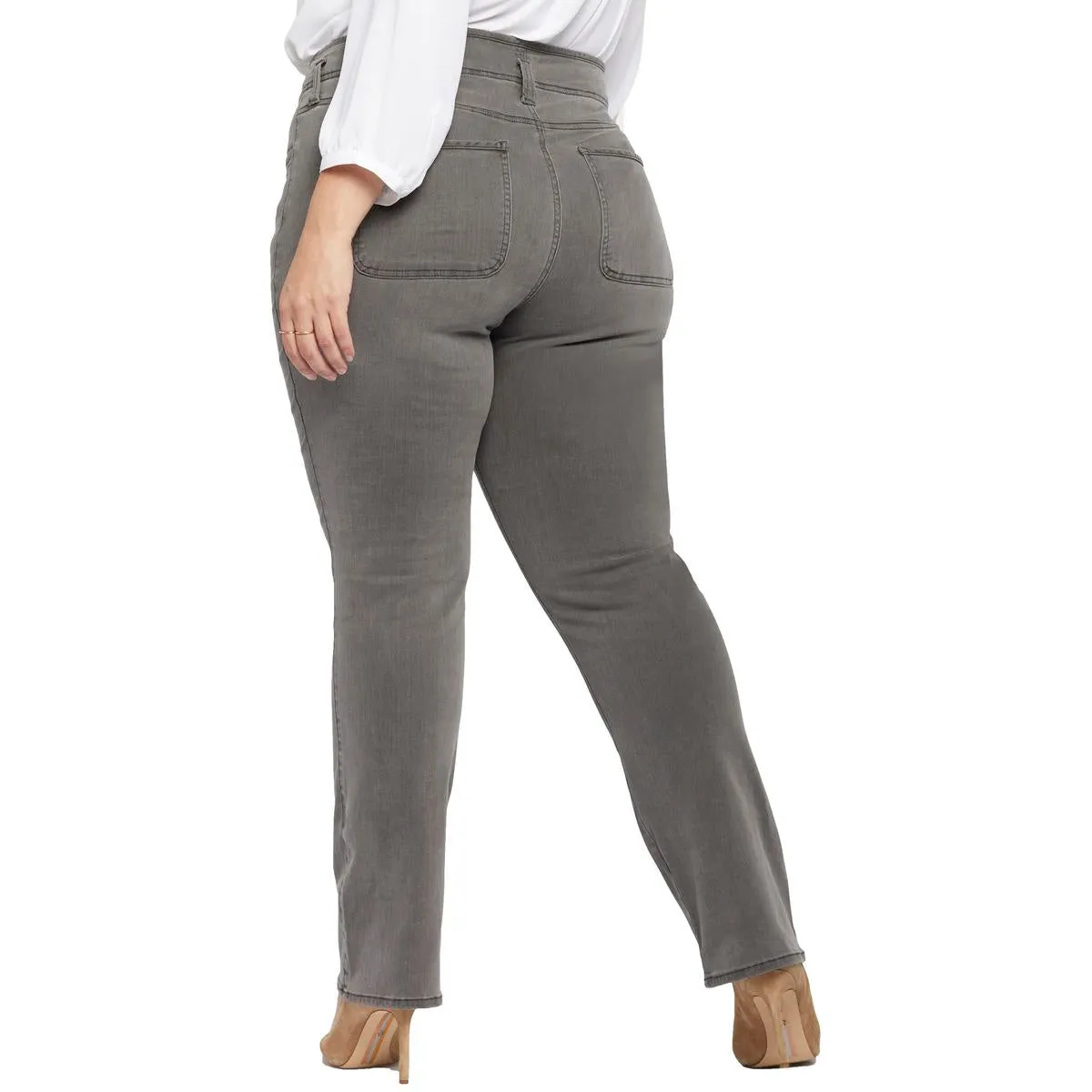 NYDJ Femmes Plus Marilyn Jean Stretch à Jambe Droite