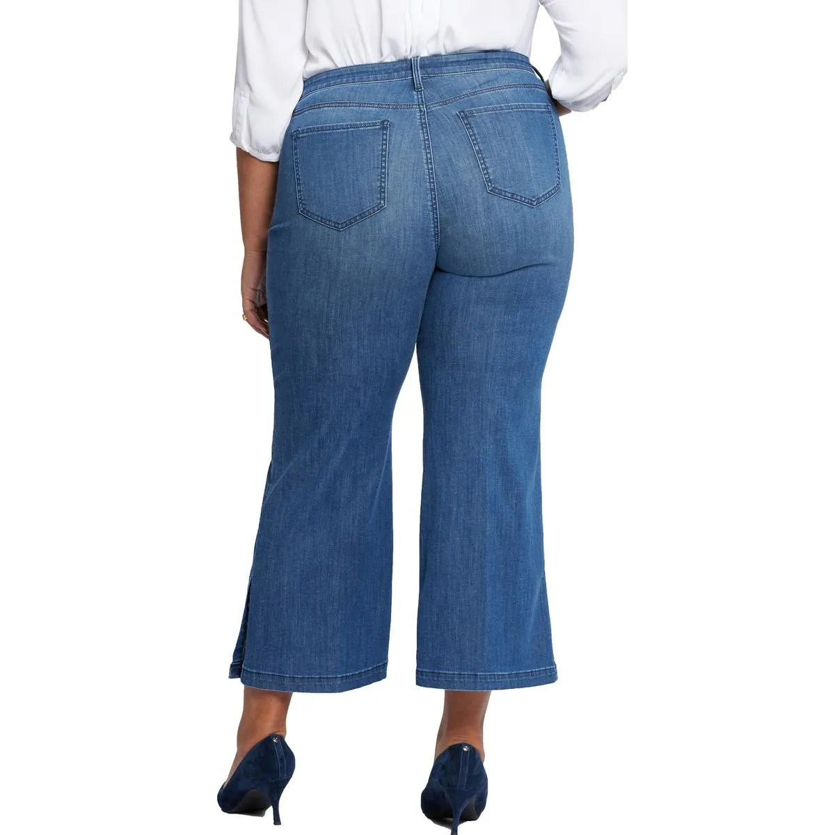 NYDJ Femmes Plus Teresa Jean en Denim Coton à la Cheville