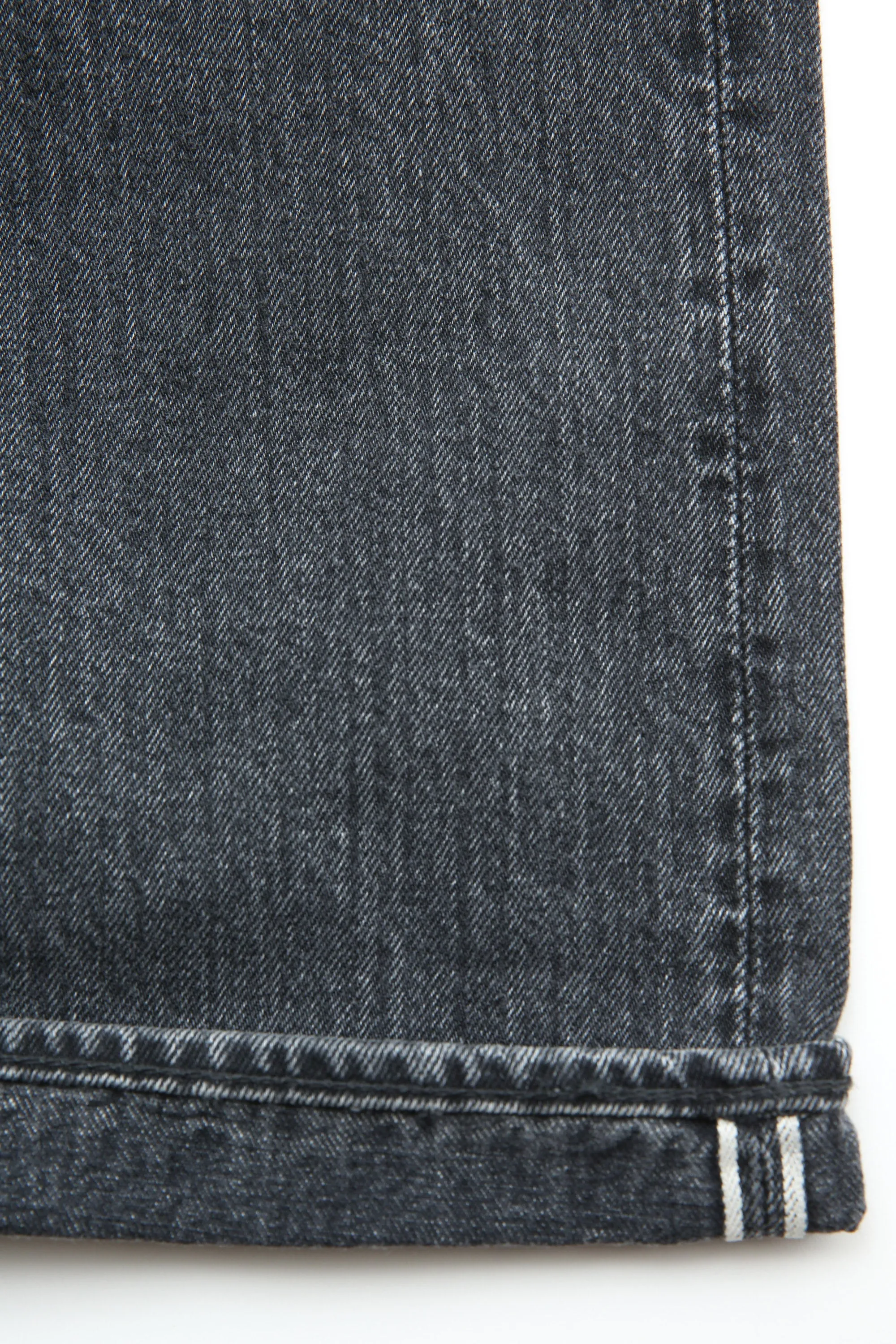 orSlow 105 STANDARD SELVEDGE - JEAN EN DENIM NOIR PIERRE