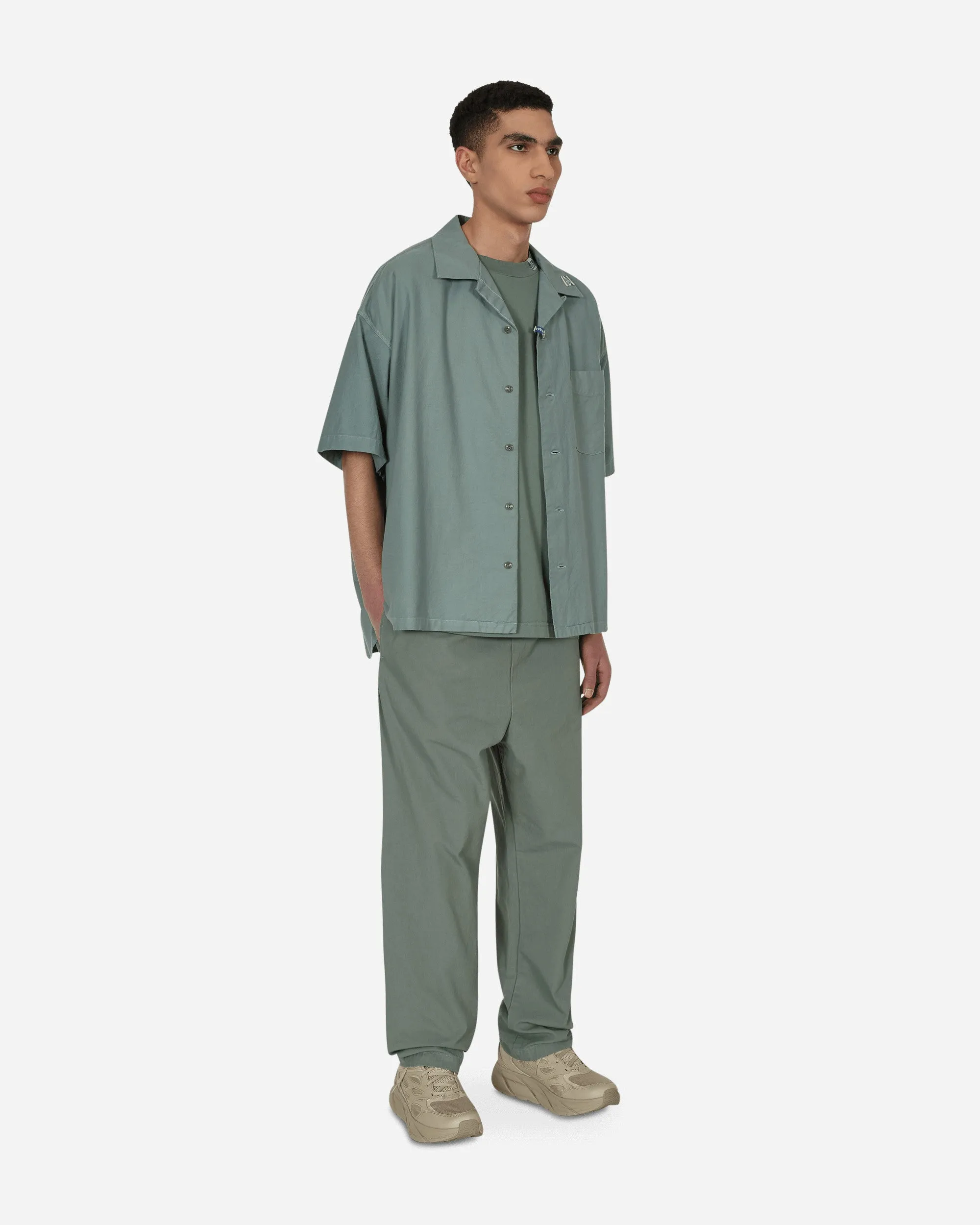 Chemise Oxford à manches courtes Verte
