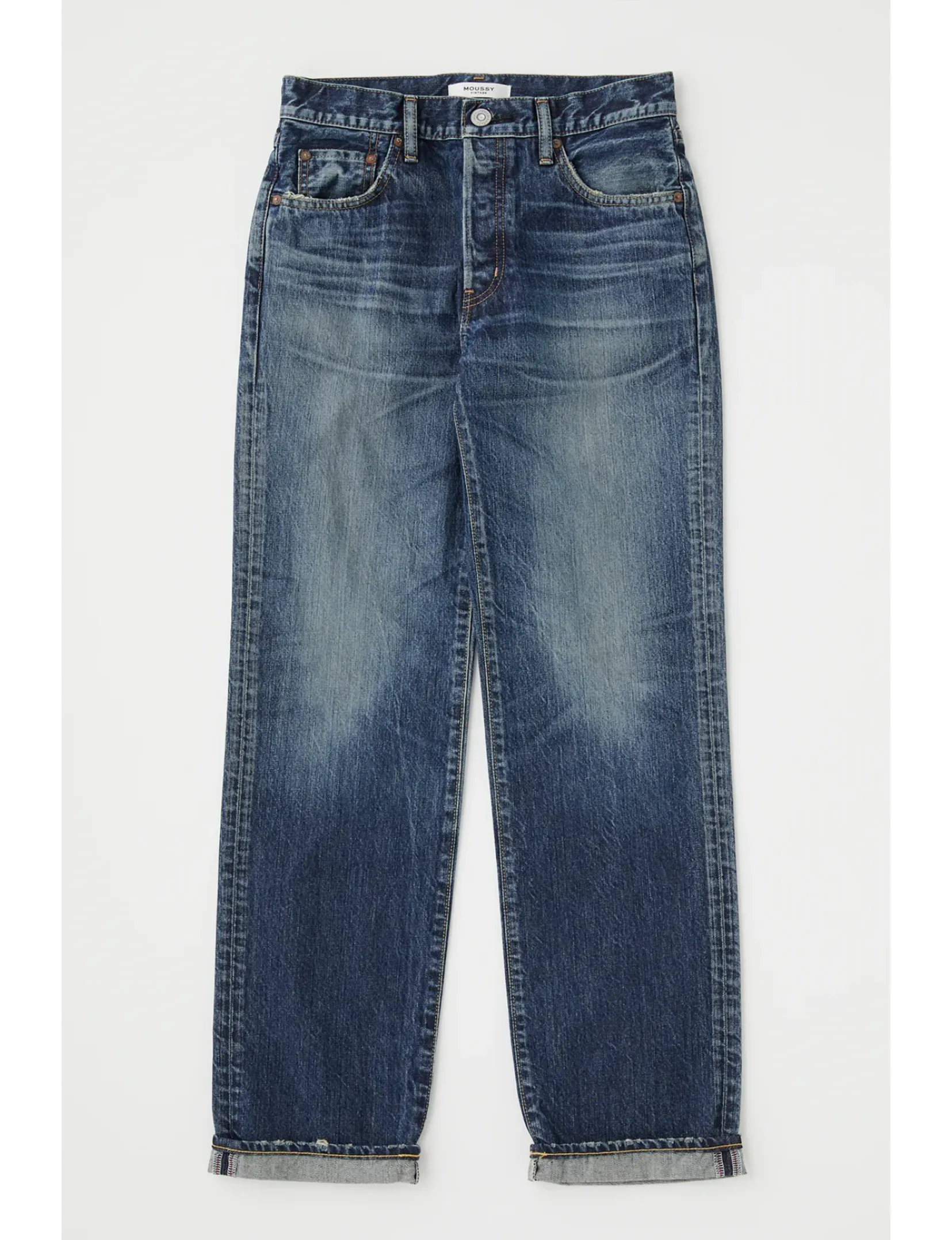 Peirson Straight, Vêtements Bleu Foncé_moussy