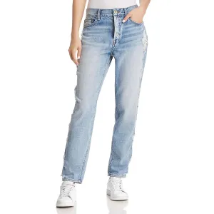 Pistola Femme Jean Boyfriend Délavé Clair Presley