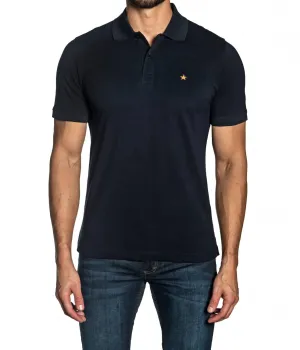 Polo Brodé Étoile Bleu Marine