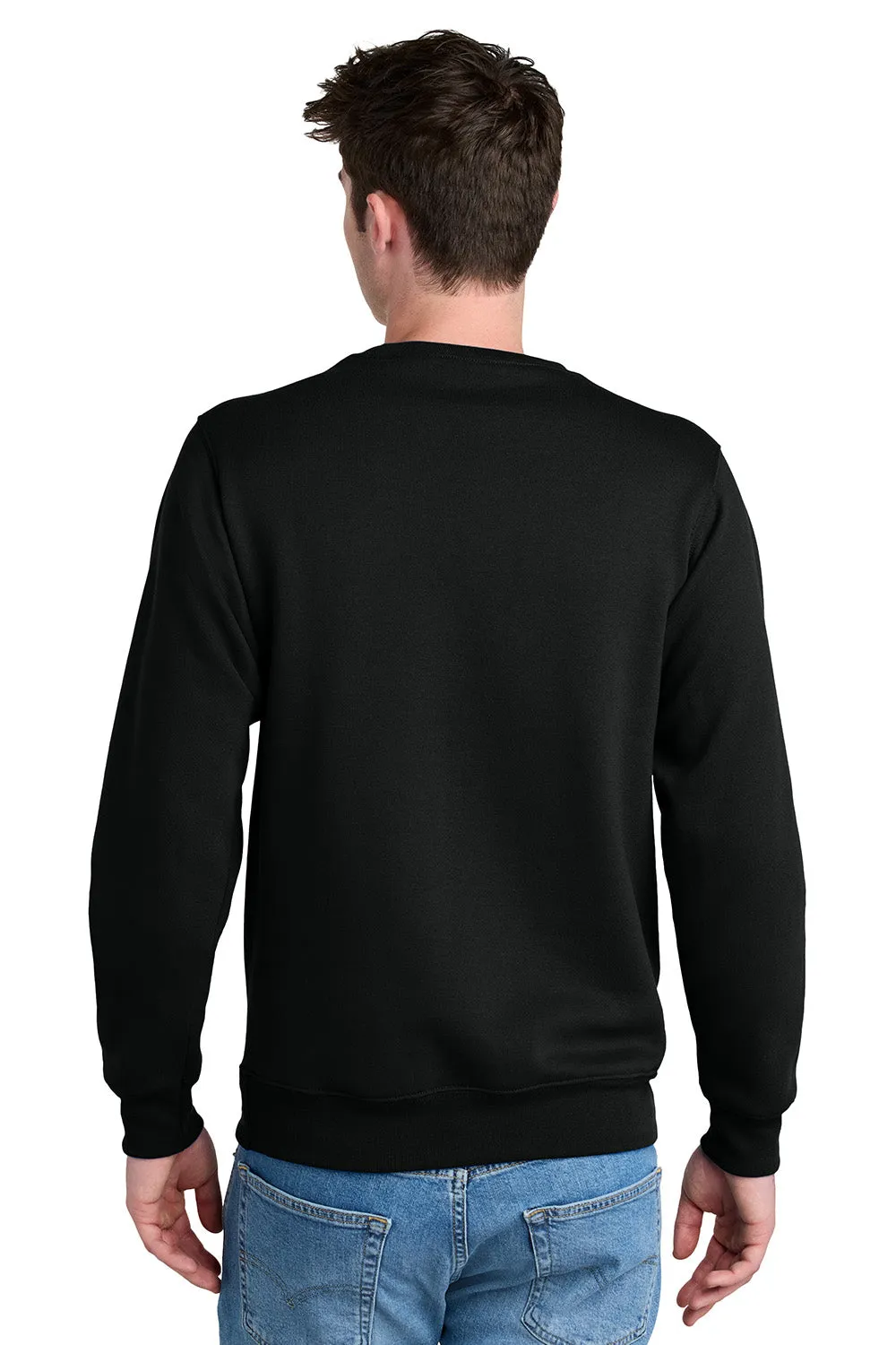 Port & Company Sweat-shirt à capuche avec poche kangourou pour hommes en polaire épaisse - Noir intense