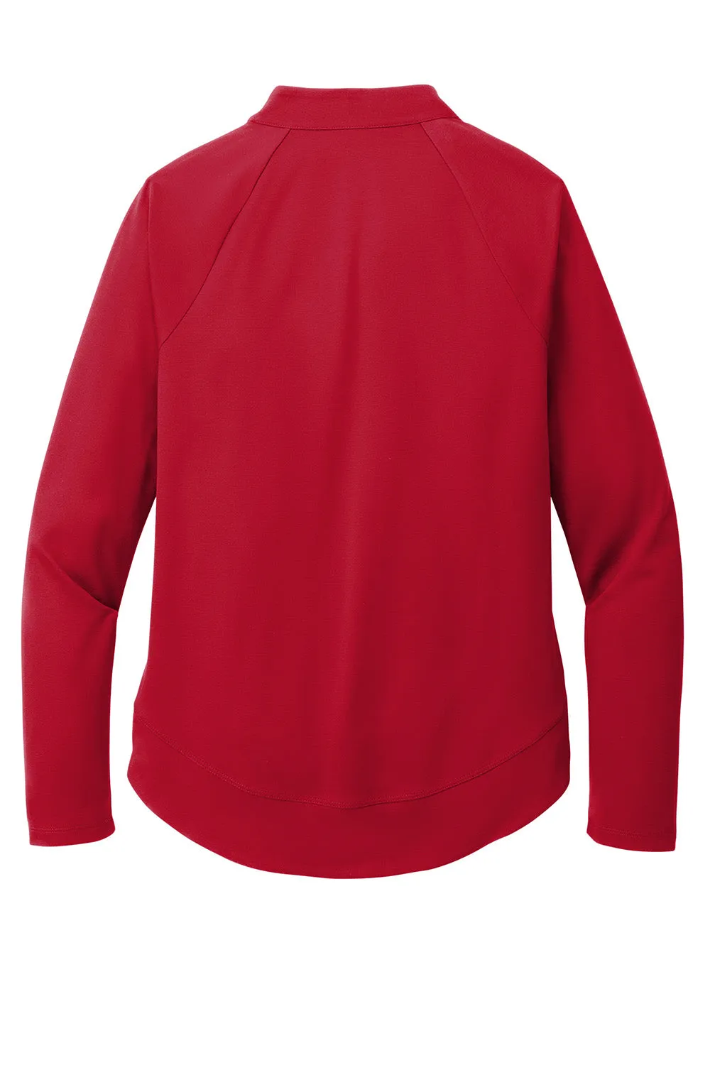 Sweat-shirt à 1/4 de zip résistant aux accrocs C-FREE pour femmes de Port Authority - Rouge intense