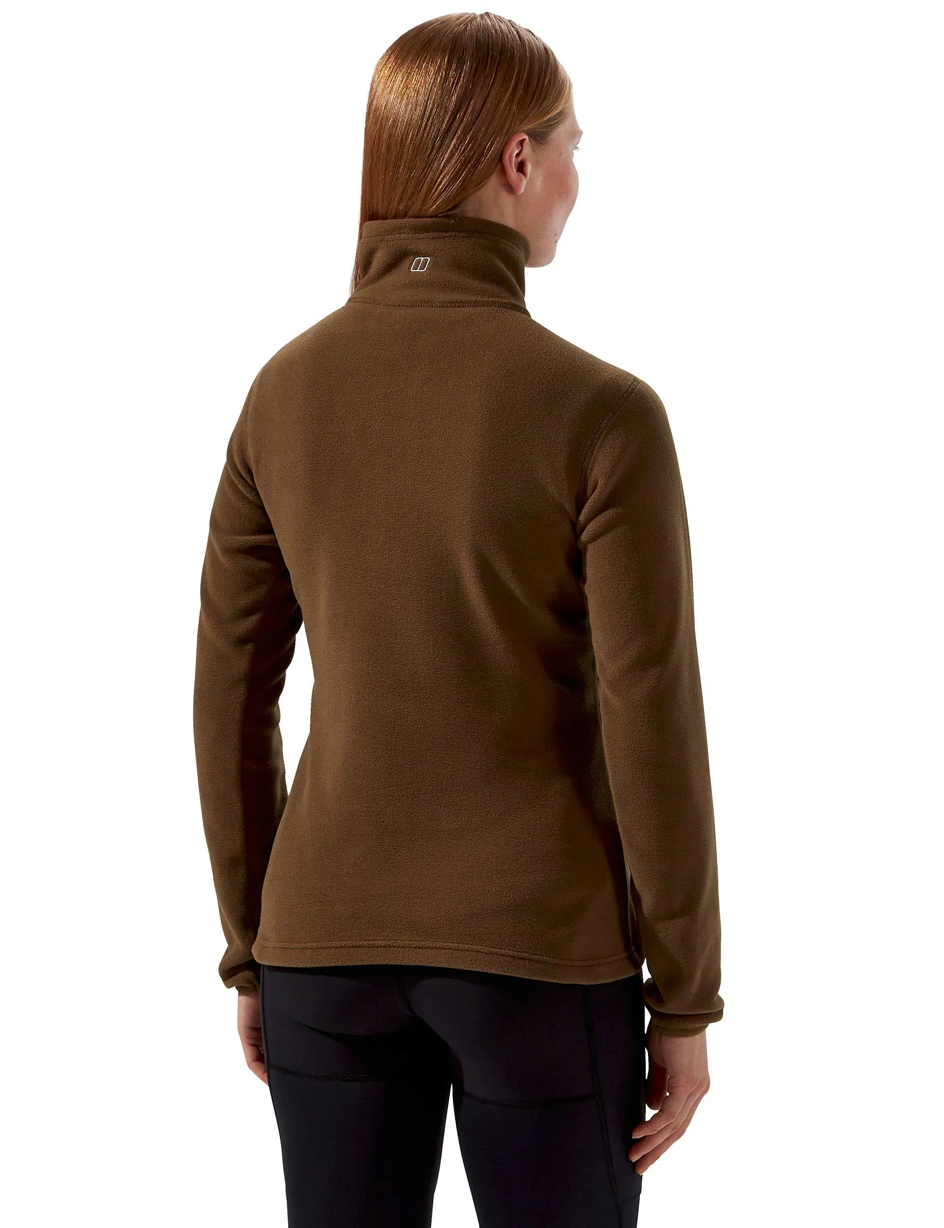 Prism 2.0 Micro Demi-Zip Polaire - Marron Écorce